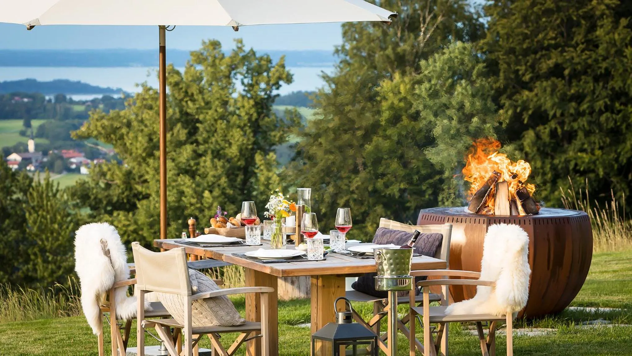BBQ facilities in Chiemsee Chalet