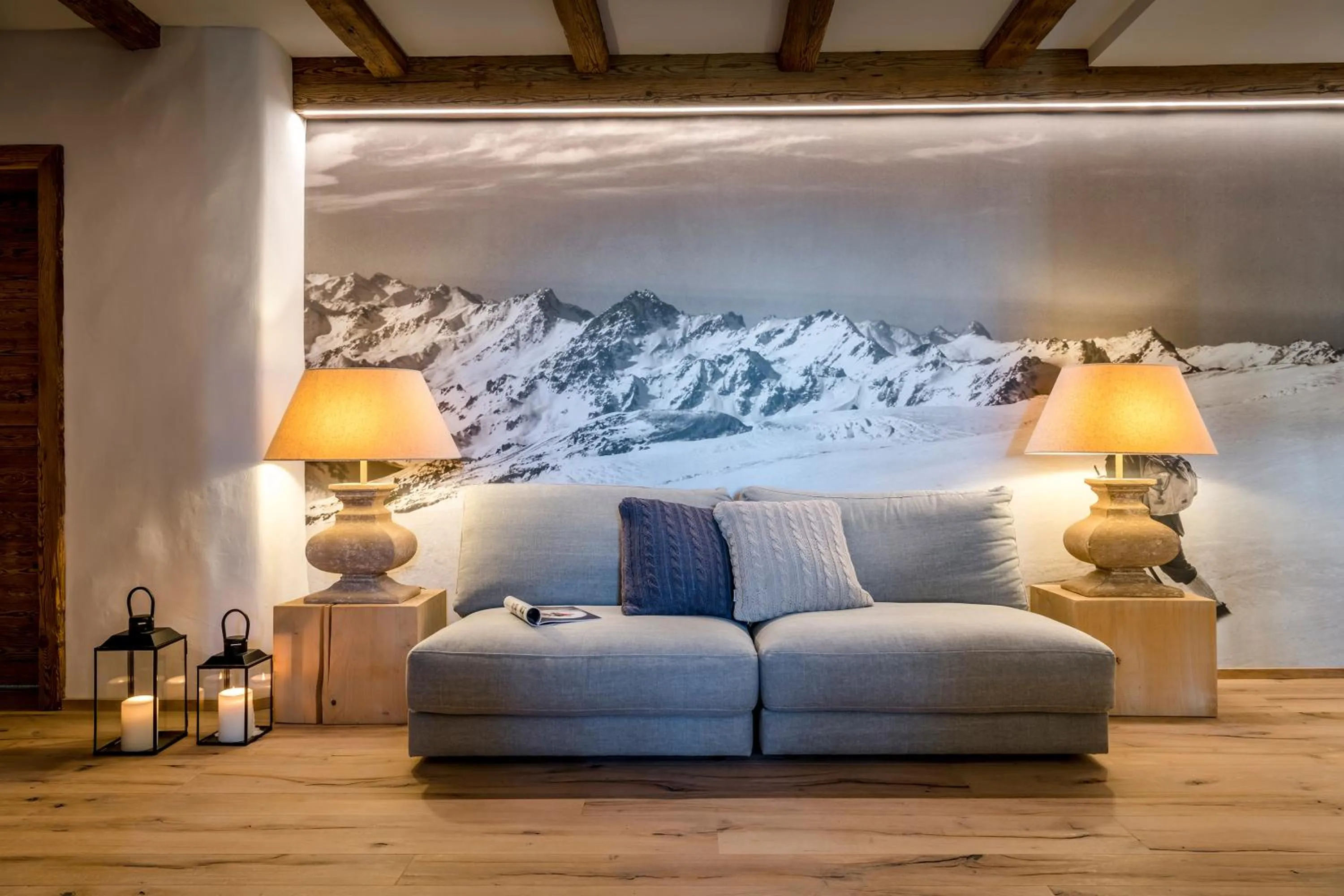 Lobby or reception in Chiemsee Chalet