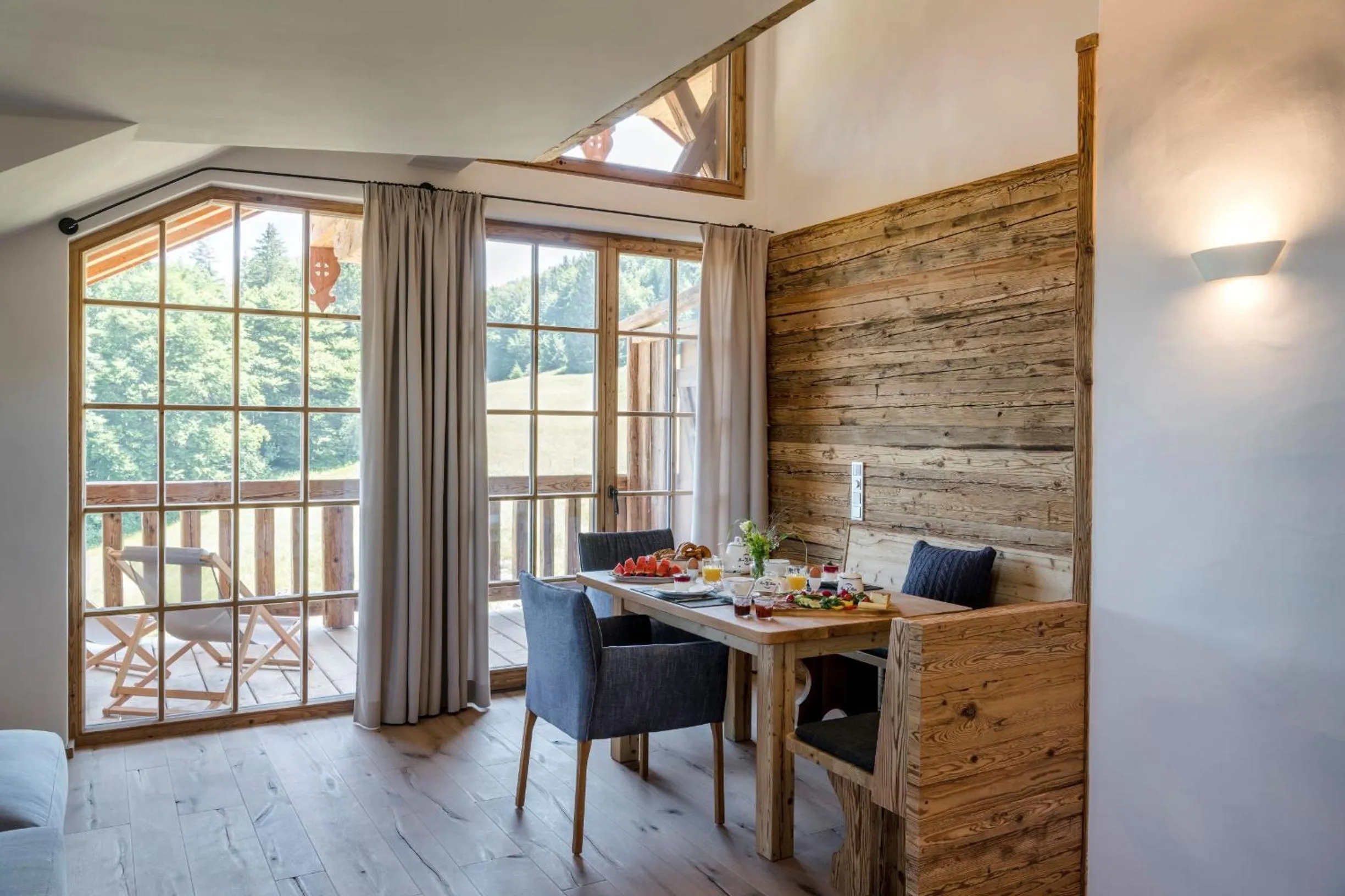 Living room in Chiemsee Chalet