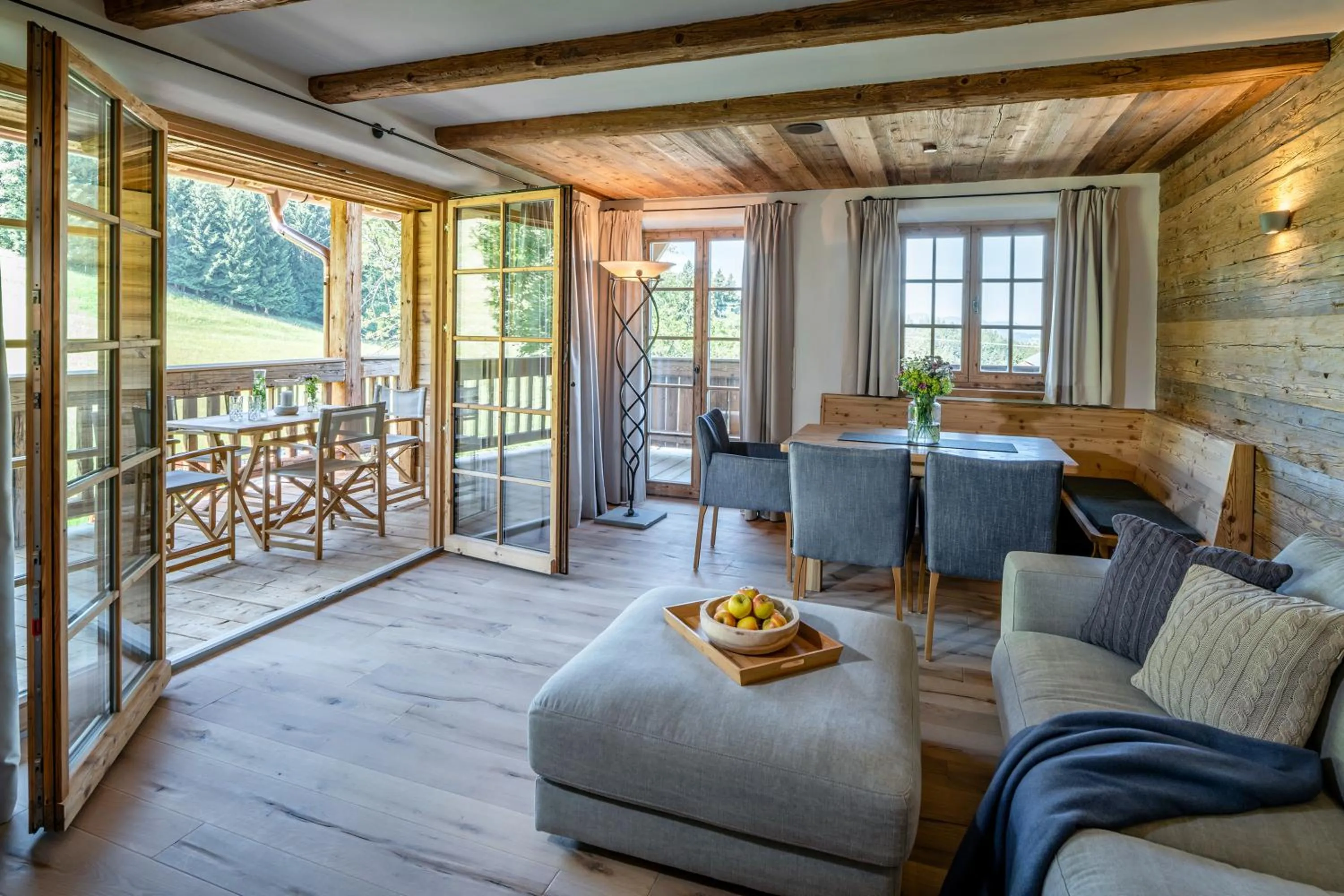 Living room in Chiemsee Chalet