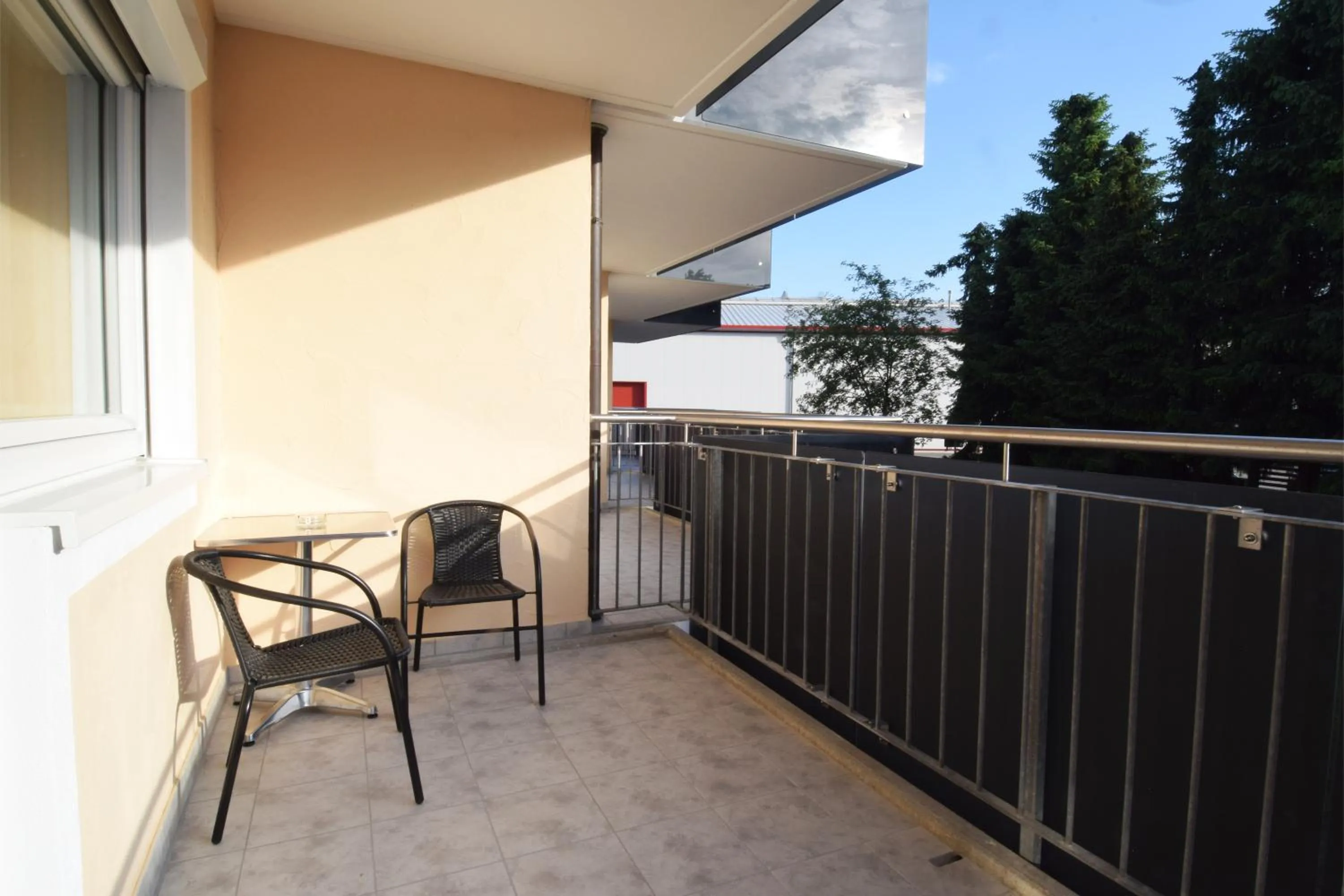 Balcony/Terrace in Aparthotel Donaustern