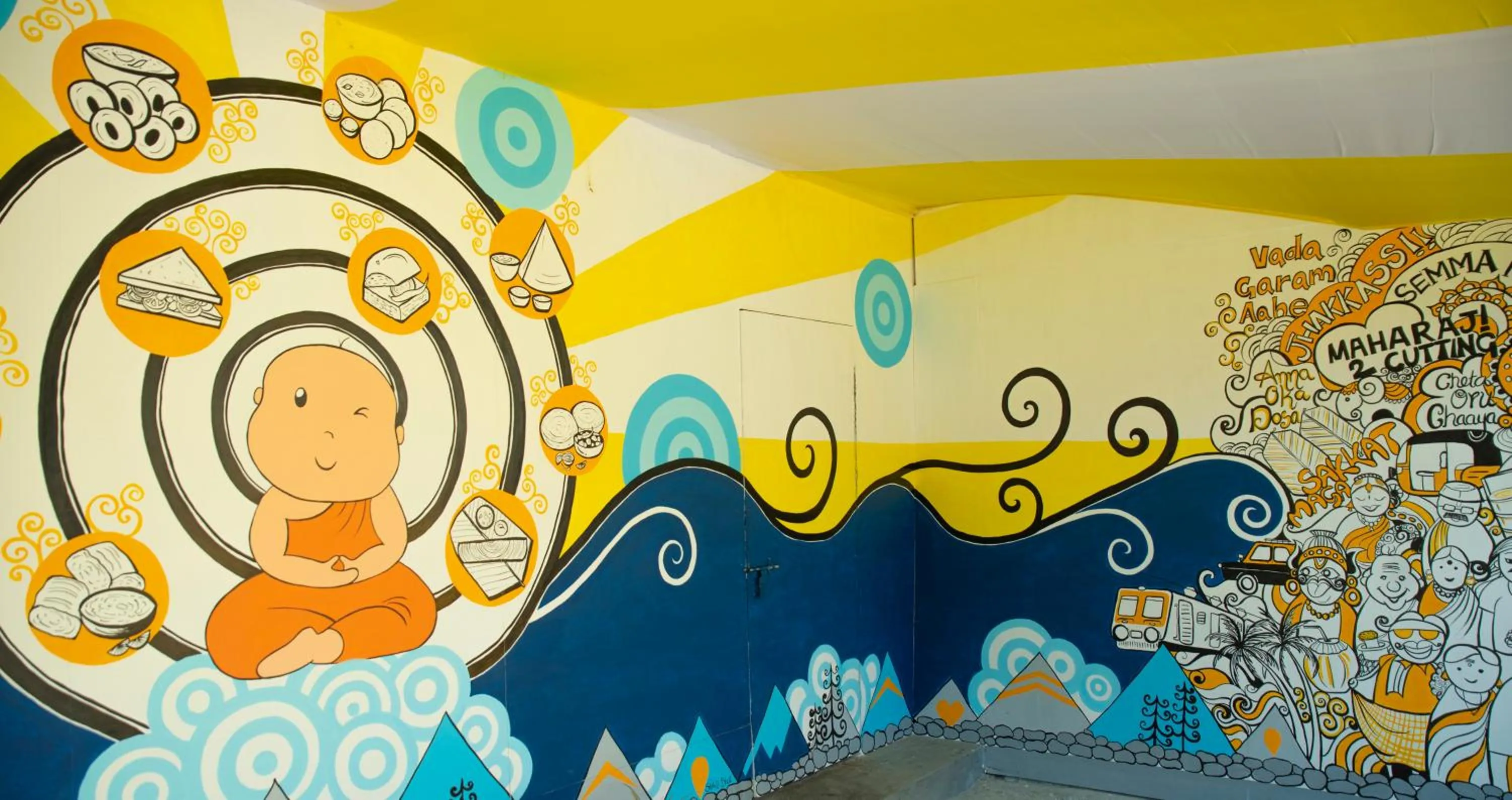 Property logo or sign in Young Monk Hostel & Cafe Old Manali