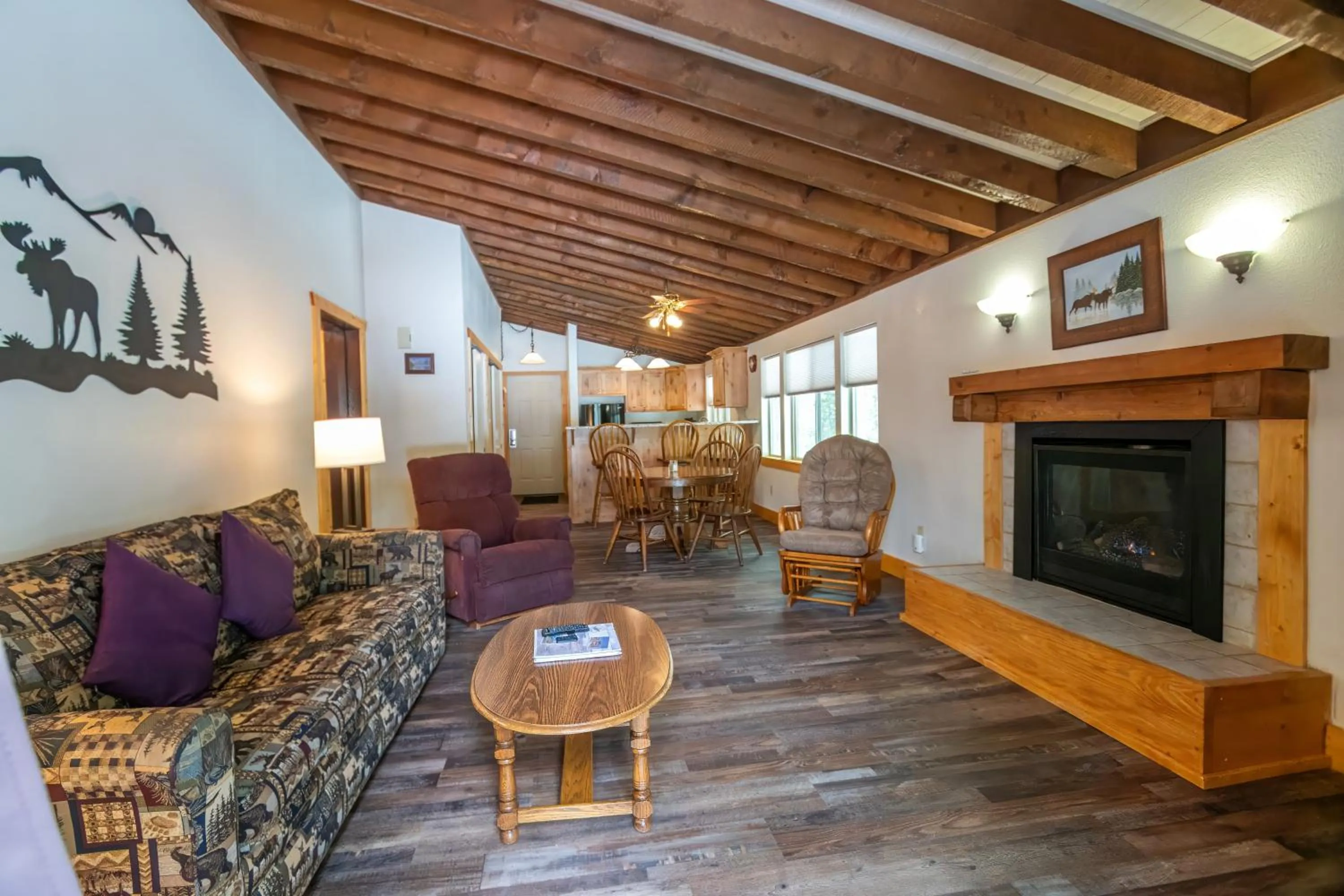 Living room in Timbers at Island Park