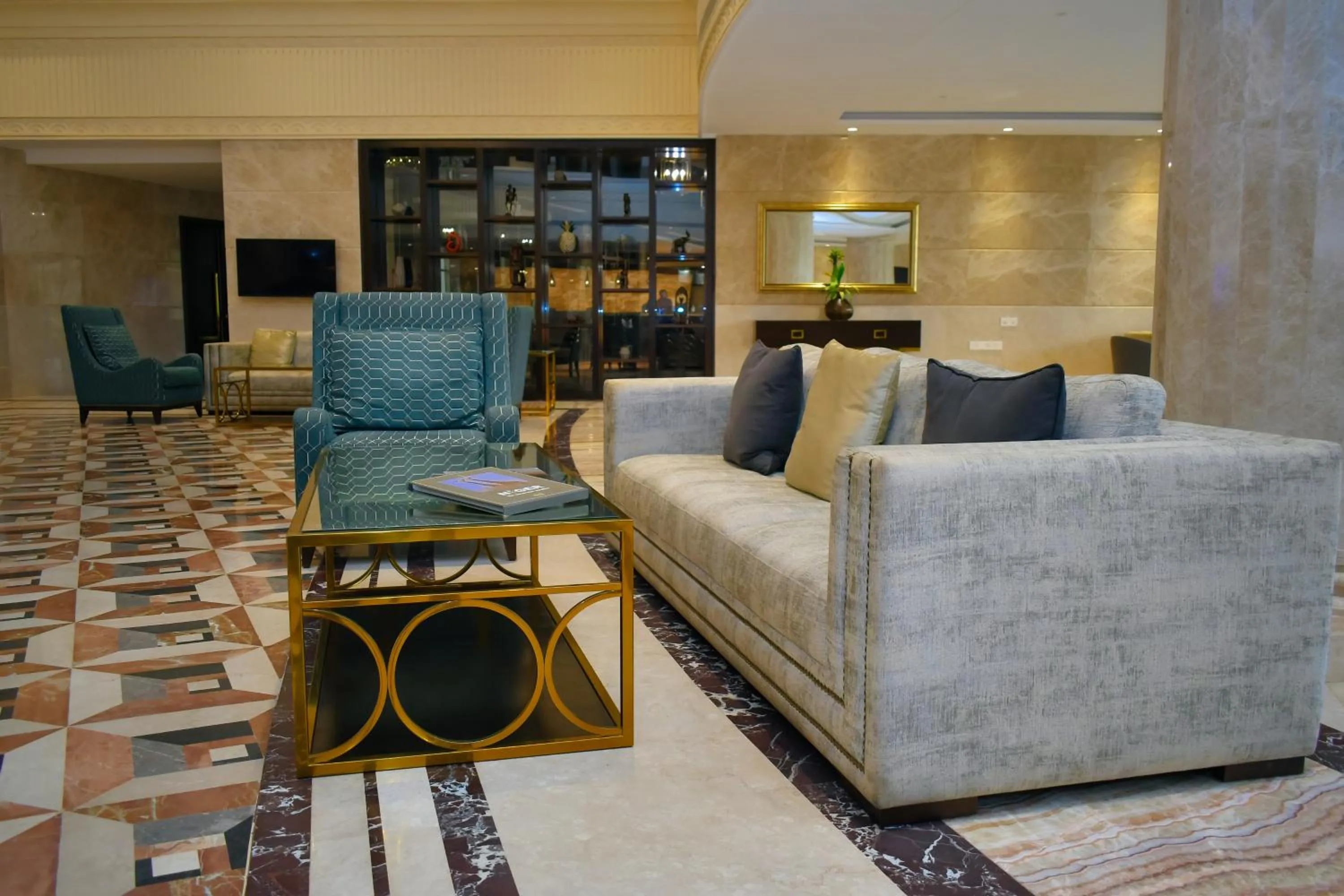 Lobby or reception in Bravia Hotel Niamey