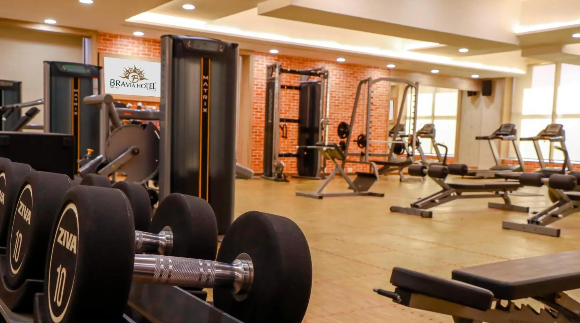 Fitness centre/facilities in Bravia Hotel Niamey
