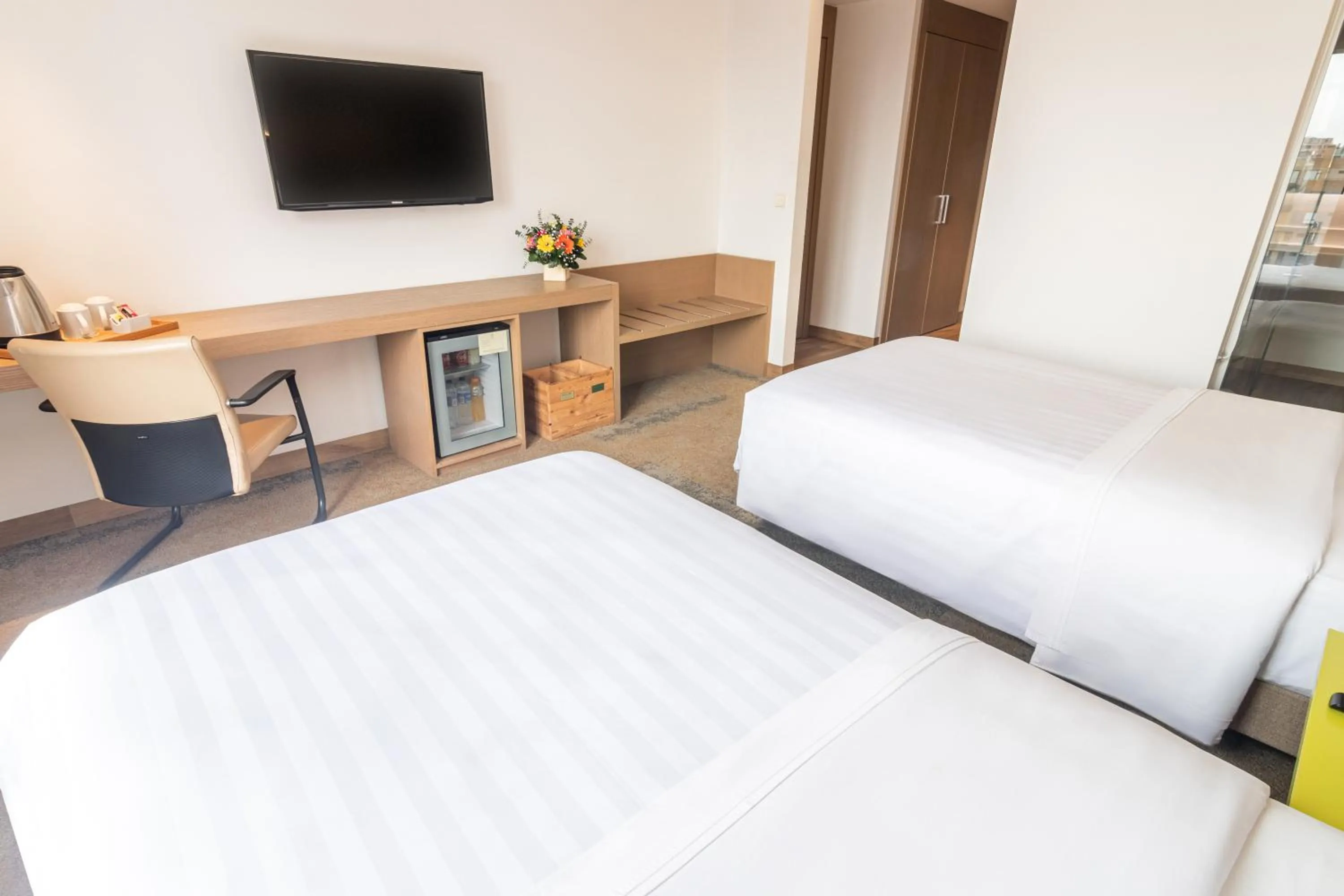 Bed in Biohotel Organic Suites Bogotá