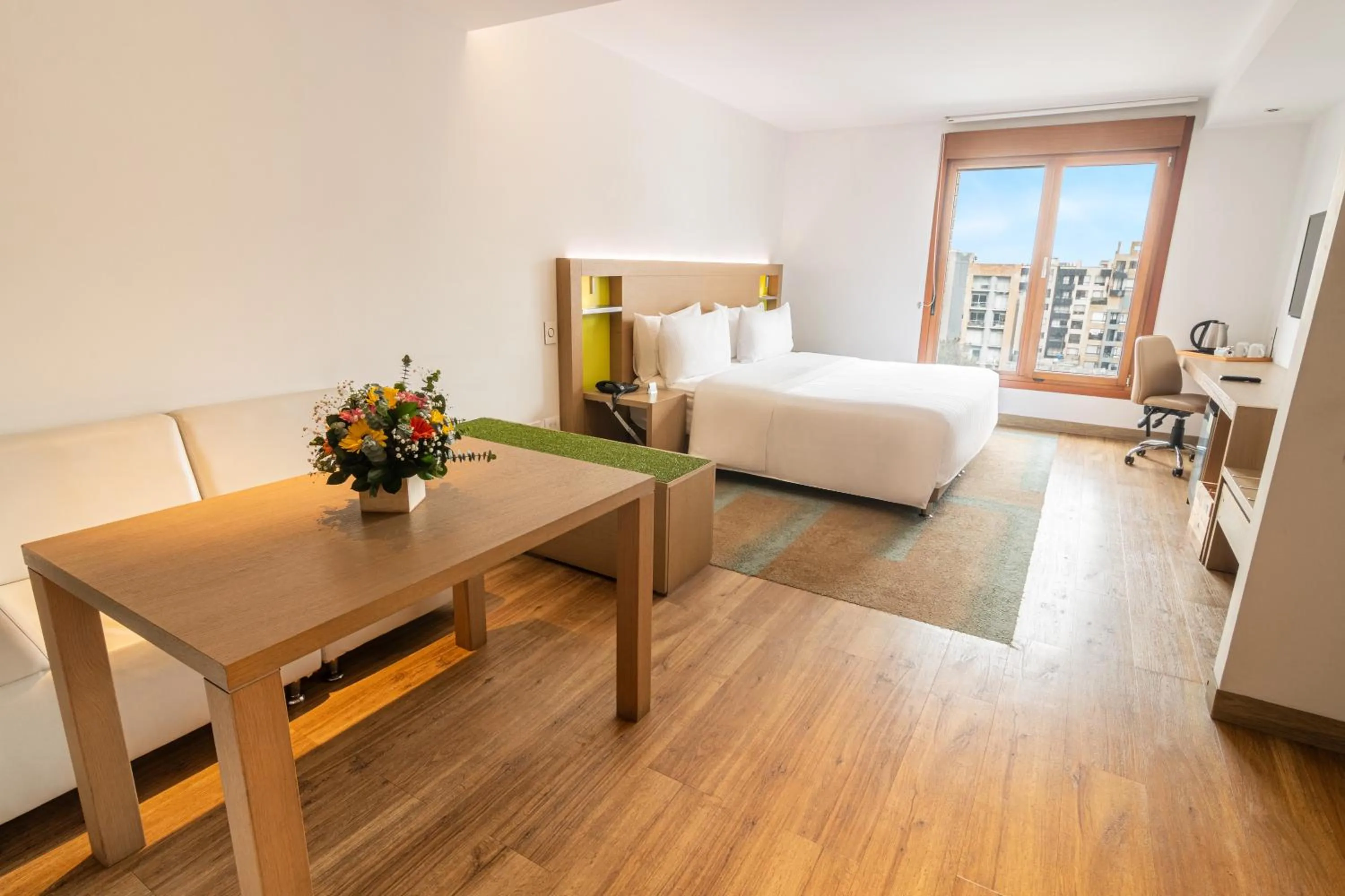 Bed in Biohotel Organic Suites Bogotá