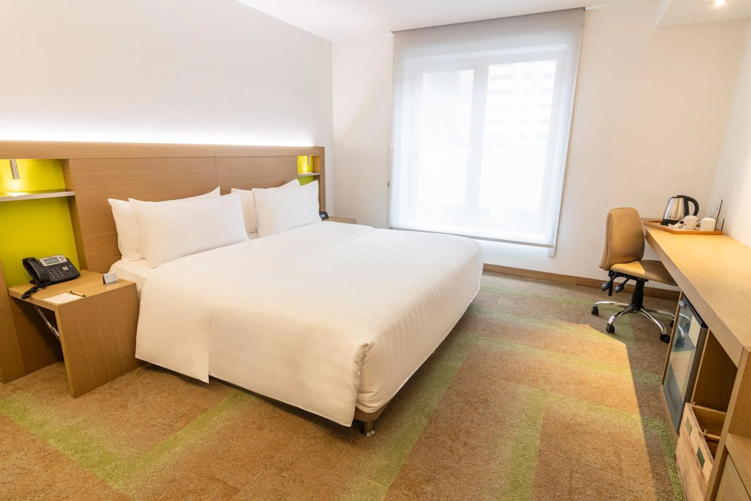 Bed in Biohotel Organic Suites Bogotá