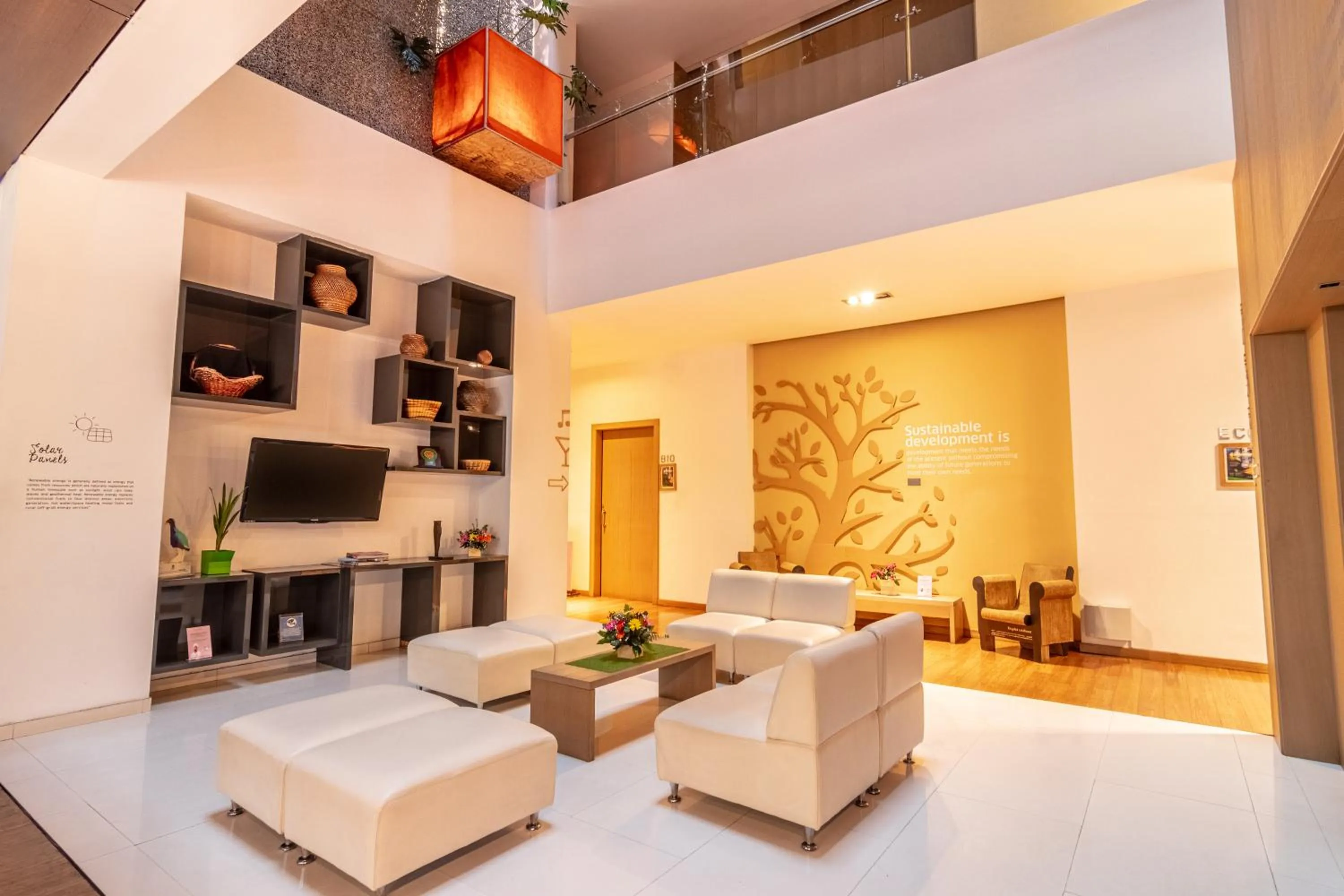 Lobby or reception in Biohotel Organic Suites Bogotá