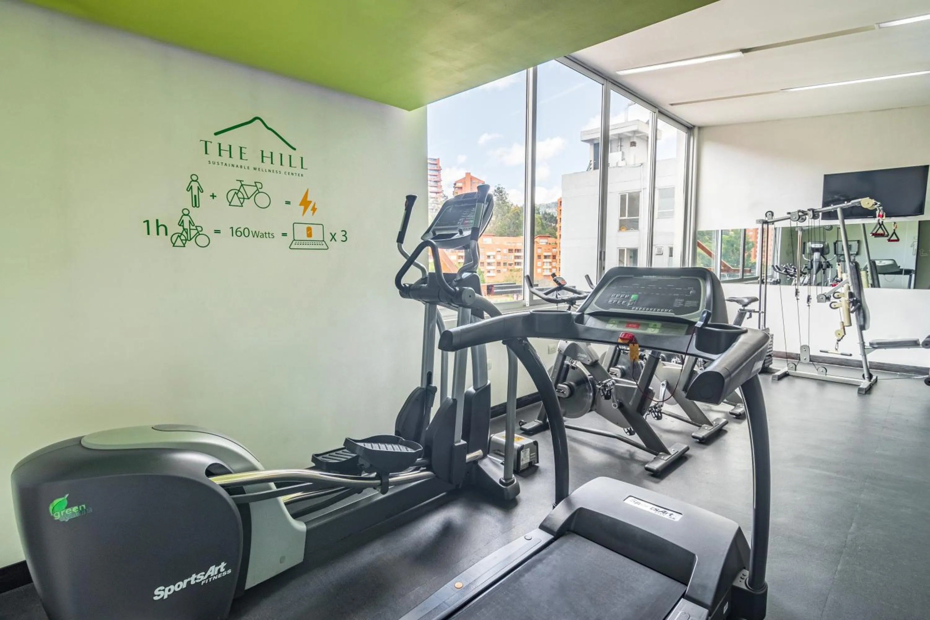 Fitness centre/facilities in Biohotel Organic Suites Bogotá