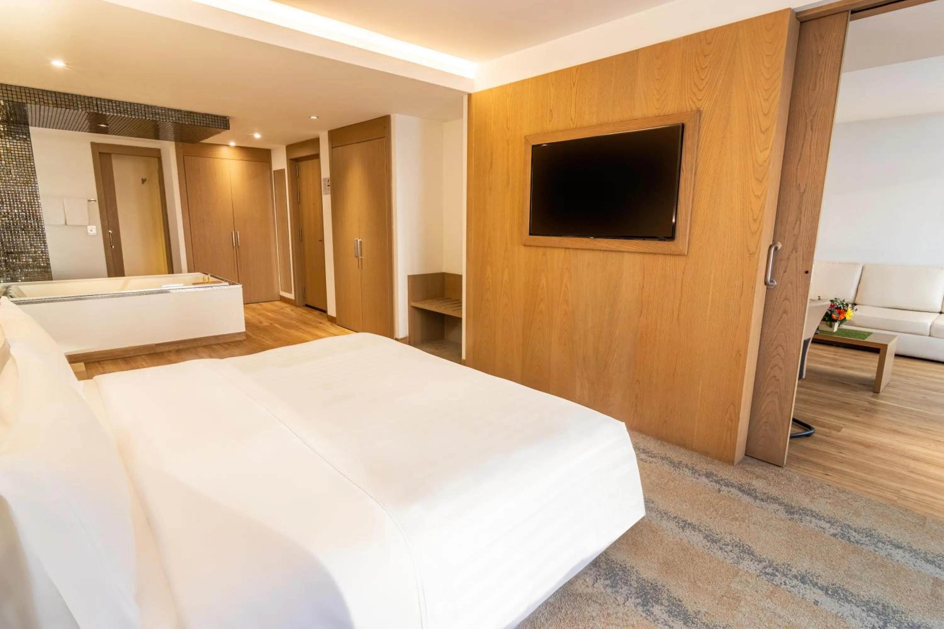 Bed in Biohotel Organic Suites Bogotá