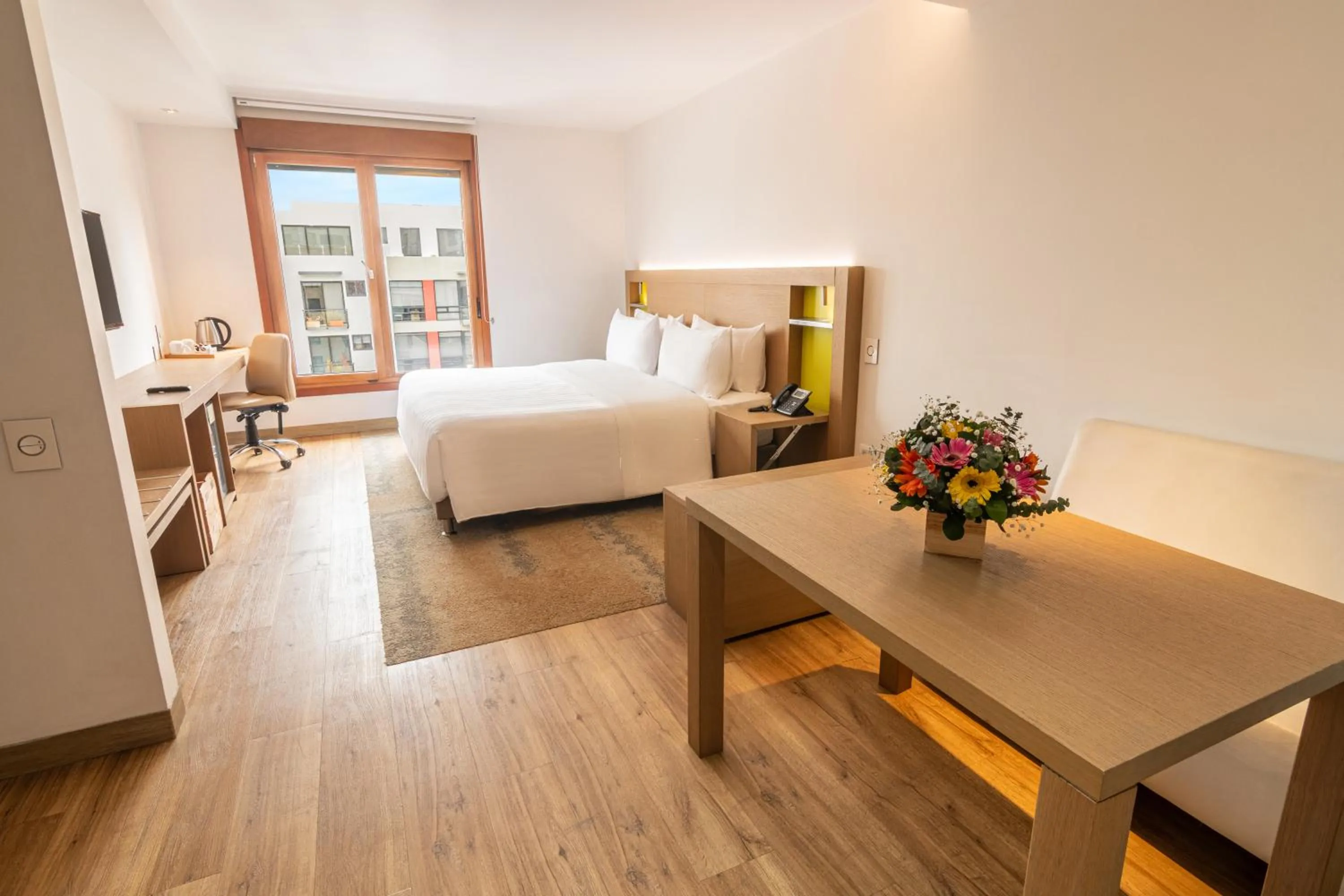 Bed in Biohotel Organic Suites Bogotá