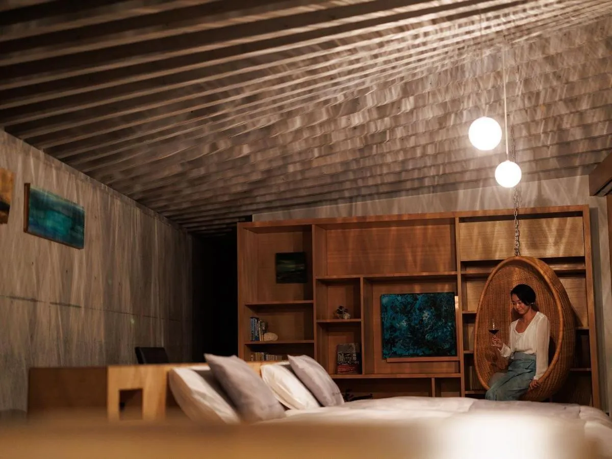 Bed in Denpaku The Beachfront MIJORA