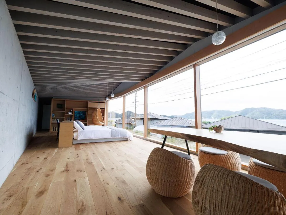 Bed in Denpaku The Beachfront MIJORA