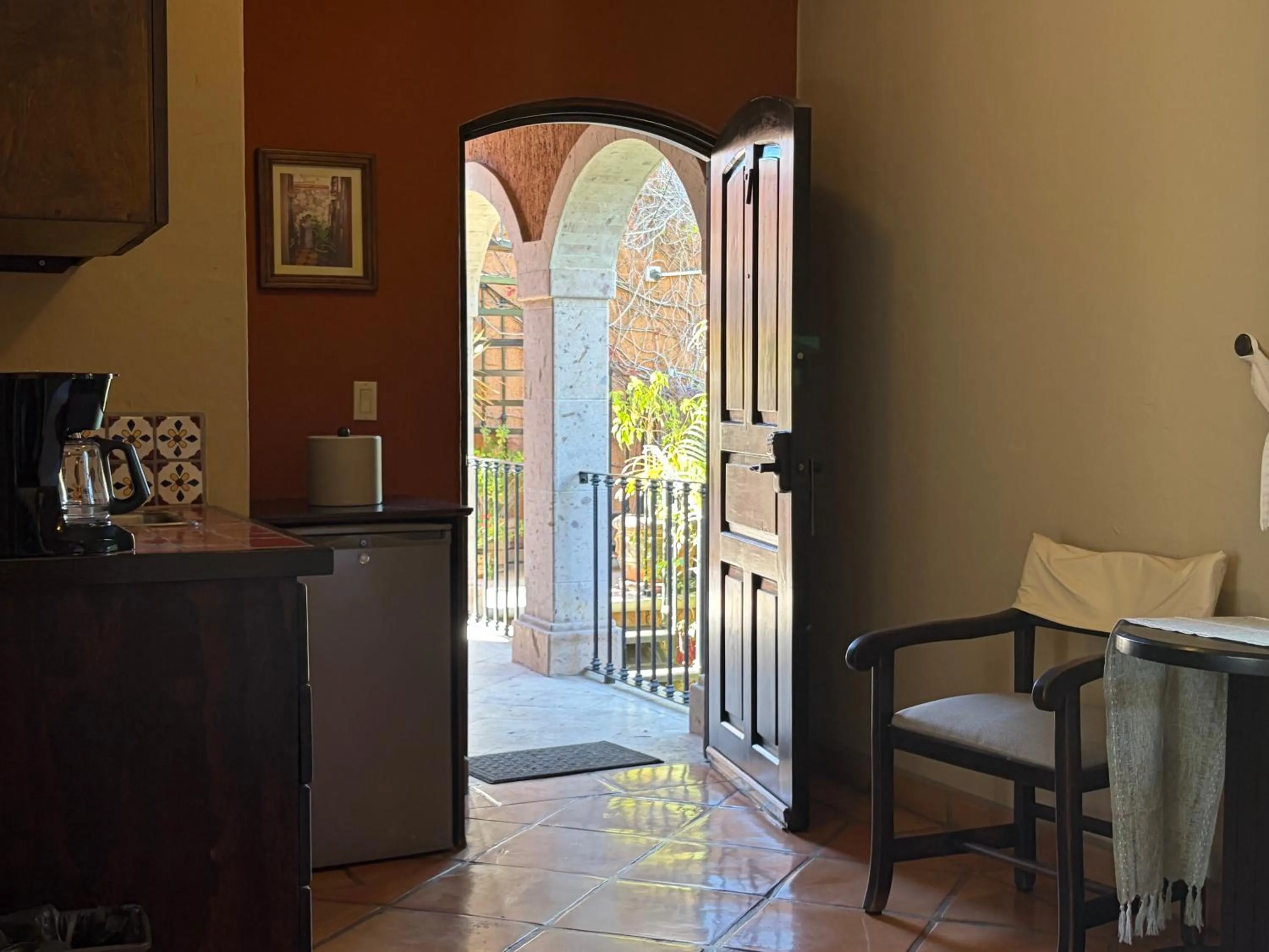 Garden view in Posada del Cortes