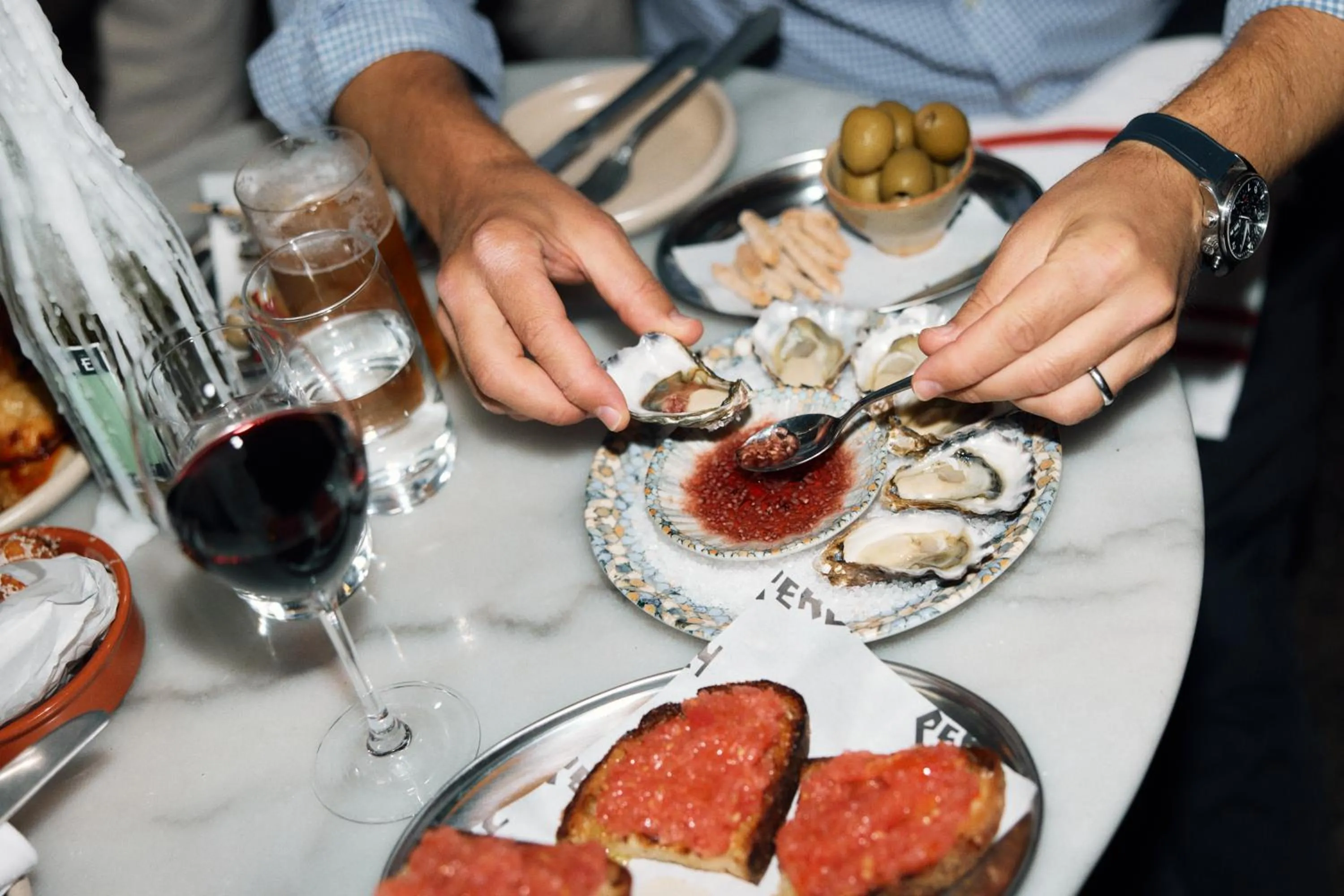 Food and drinks in Hotel Woolstore 1888, Sydney - Handwritten Collection