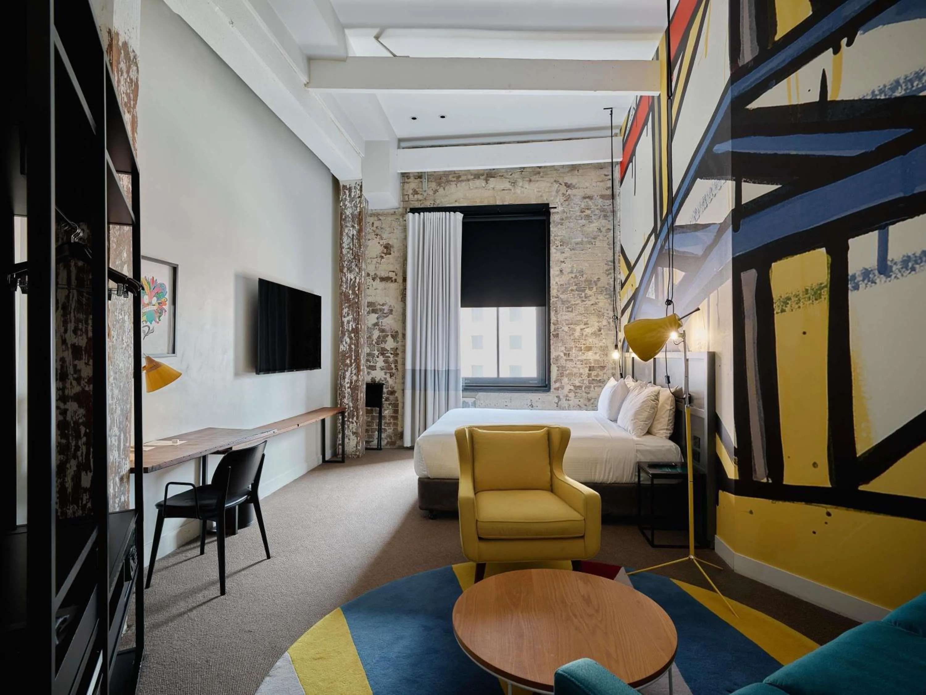 Property building, Bed in Hotel Woolstore 1888, Sydney - Handwritten Collection