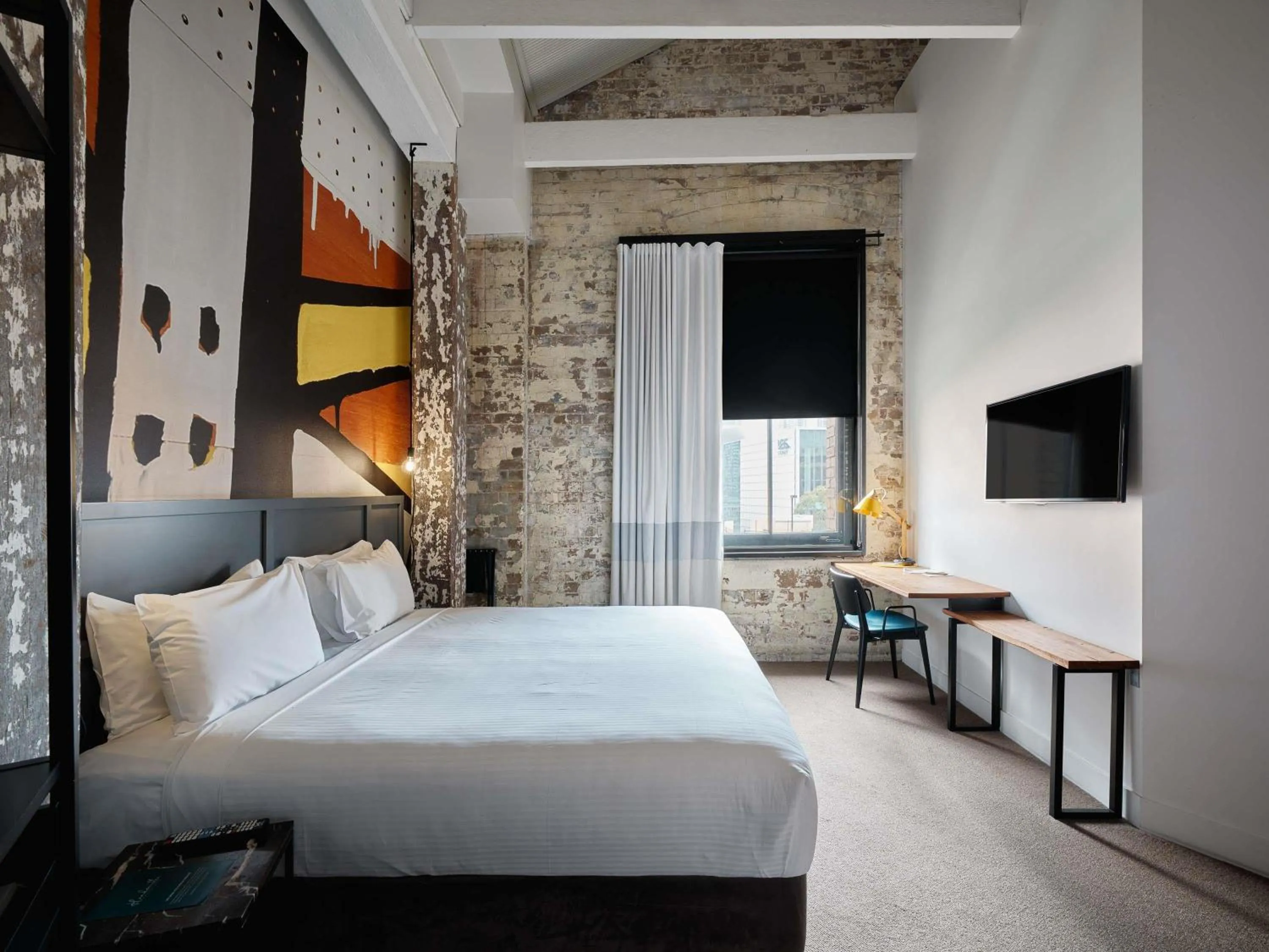 Bedroom, Bed in Hotel Woolstore 1888, Sydney - Handwritten Collection