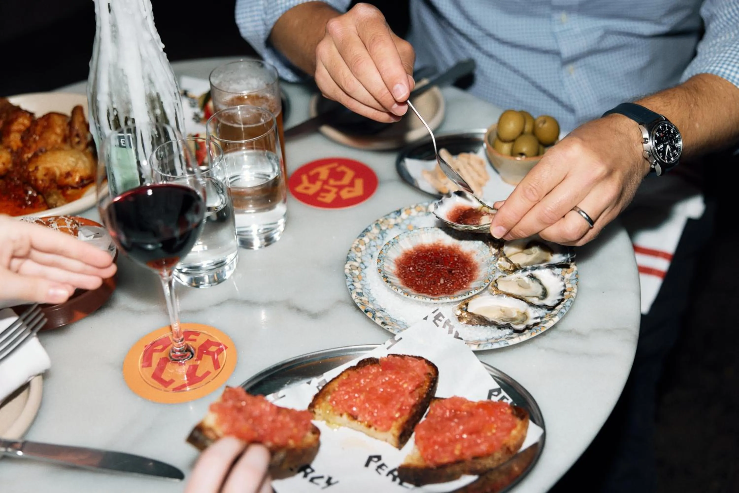 Food and drinks in Hotel Woolstore 1888, Sydney - Handwritten Collection