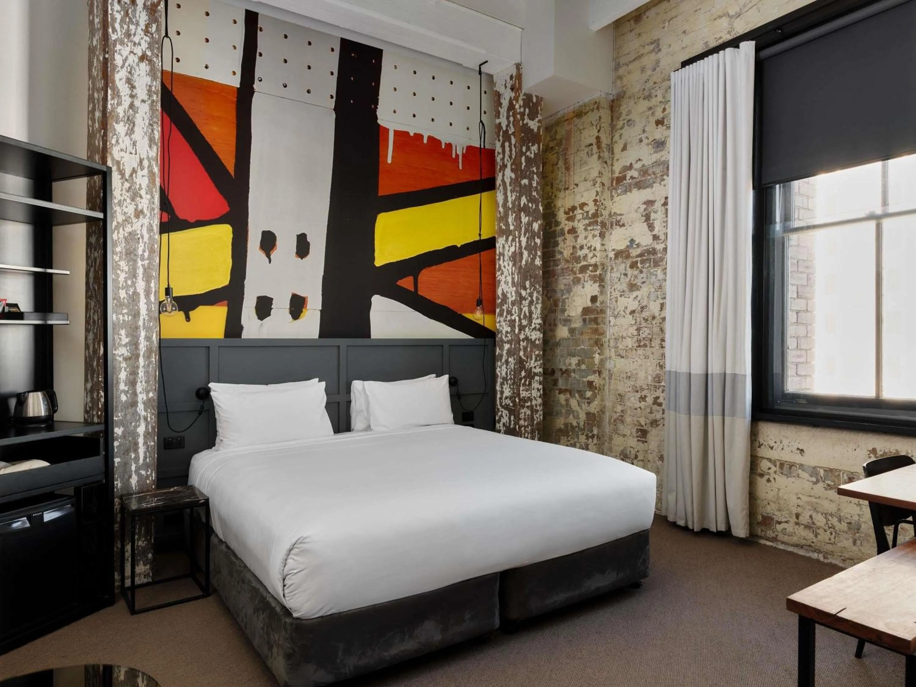 Bedroom, Bed in Hotel Woolstore 1888, Sydney - Handwritten Collection