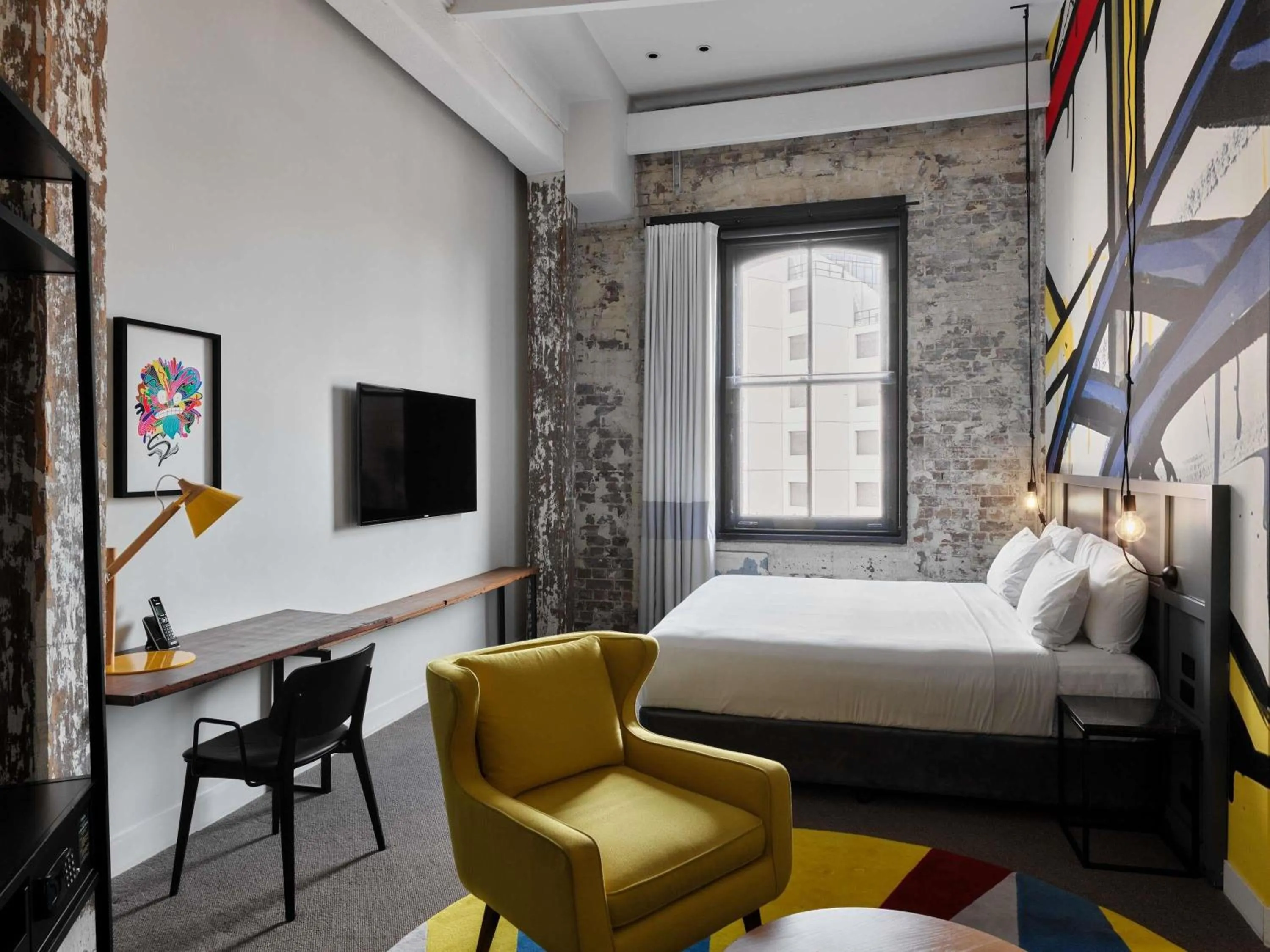 Bedroom, Bed in Hotel Woolstore 1888, Sydney - Handwritten Collection