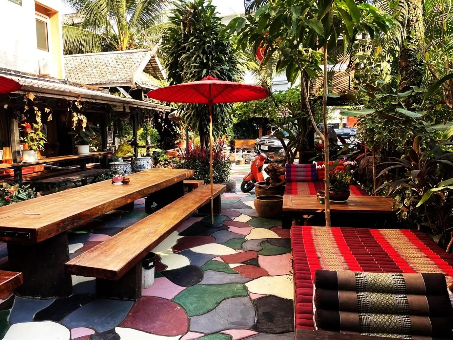 Garden in Panda House Chiang Mai