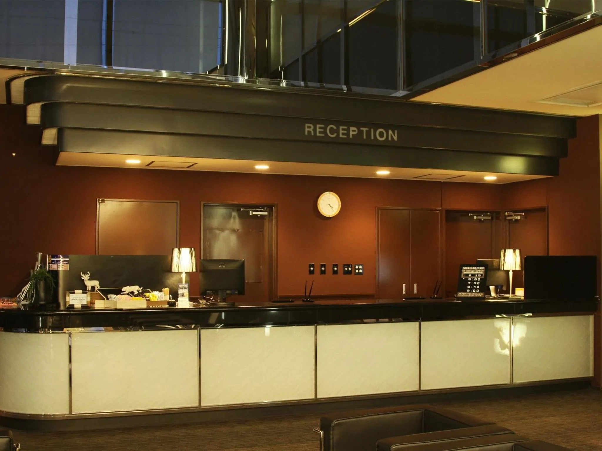 Lobby or reception in Hotel AreaOne Chitose