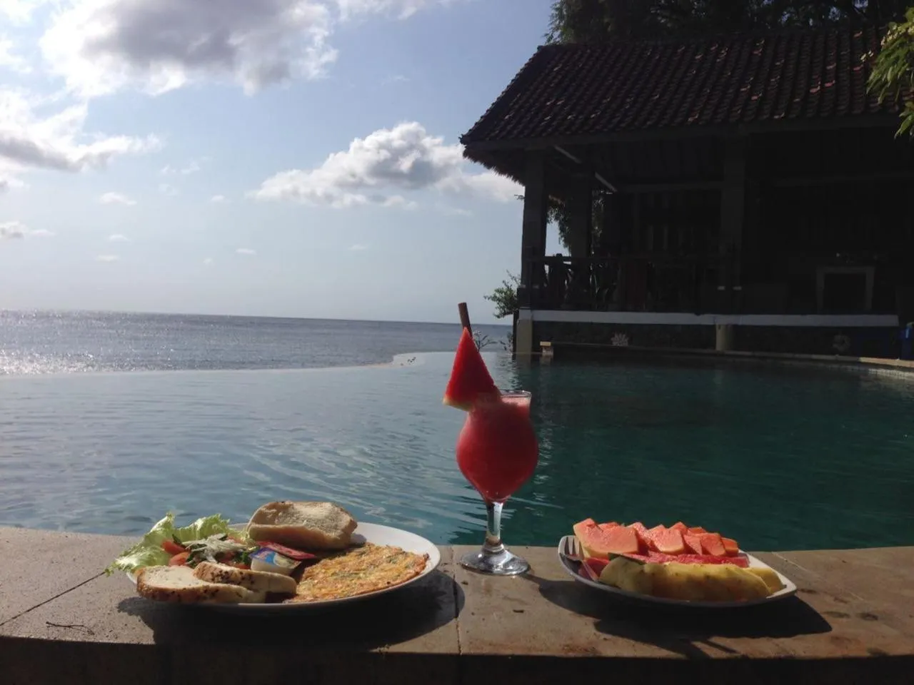 American breakfast in Wawa Wewe II Villas