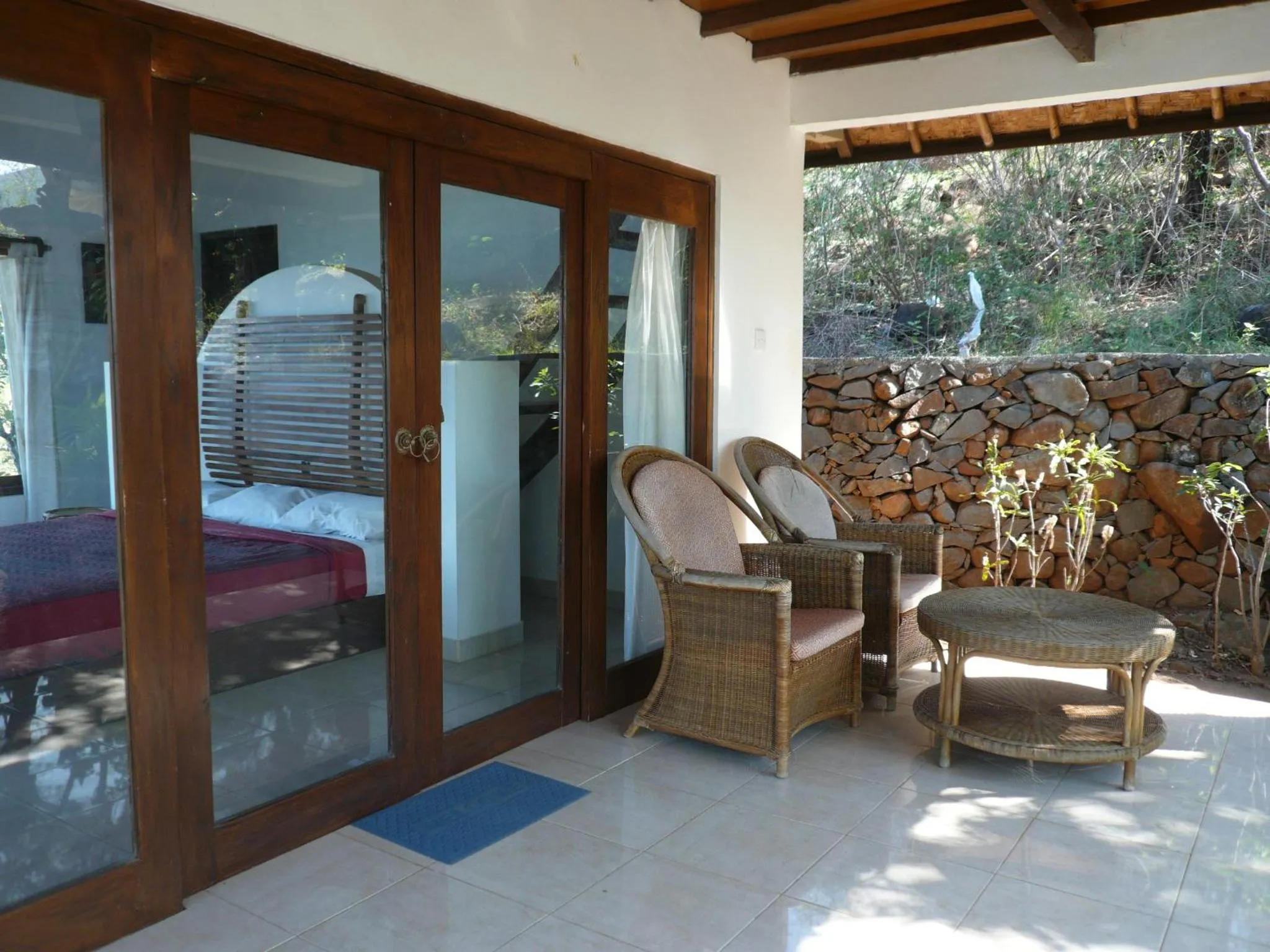 Patio, Bed in Wawa Wewe Rock