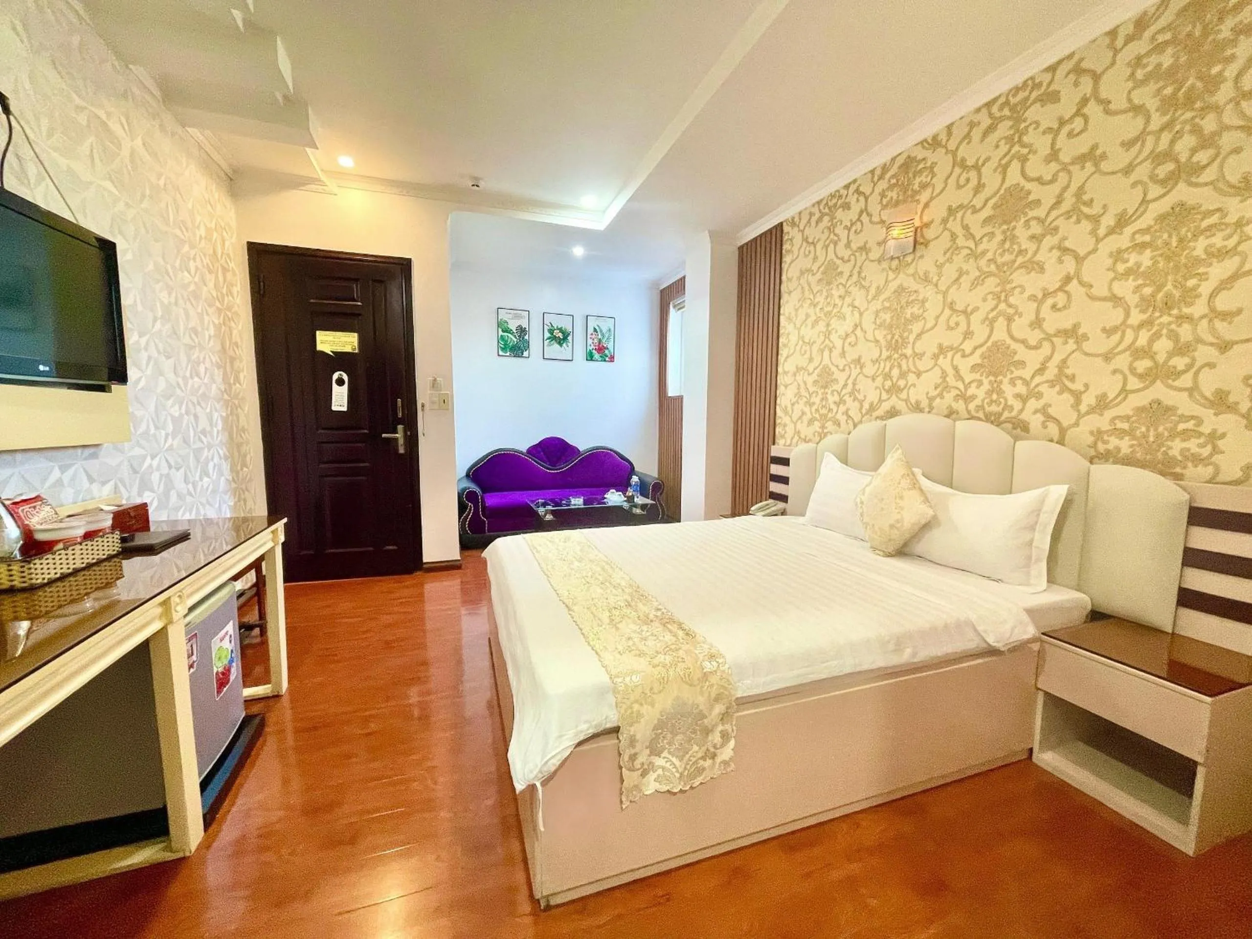 Bed in Linh Phuong 2 Hotel