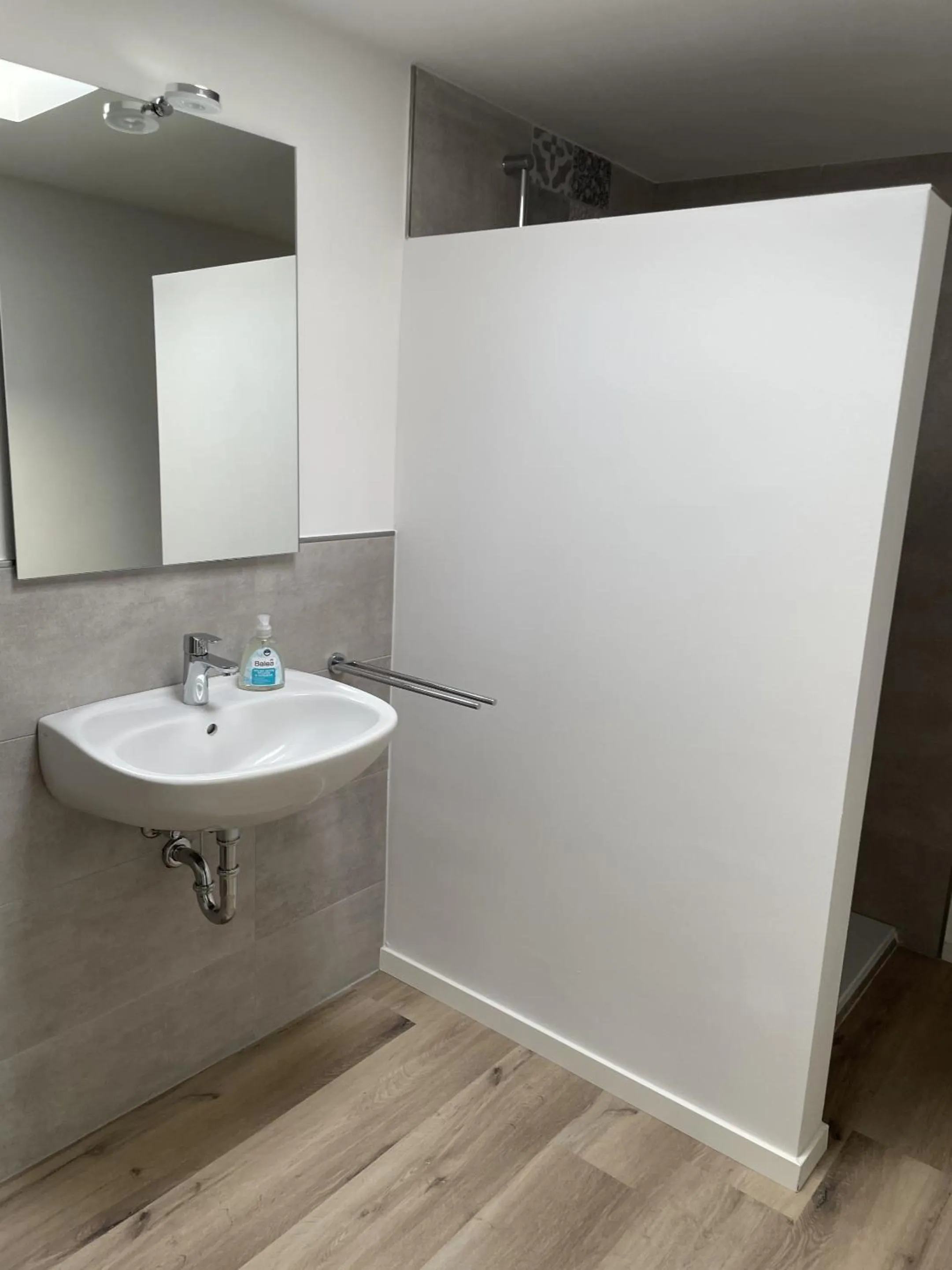 Bathroom in Gästehaus Wind und Meer