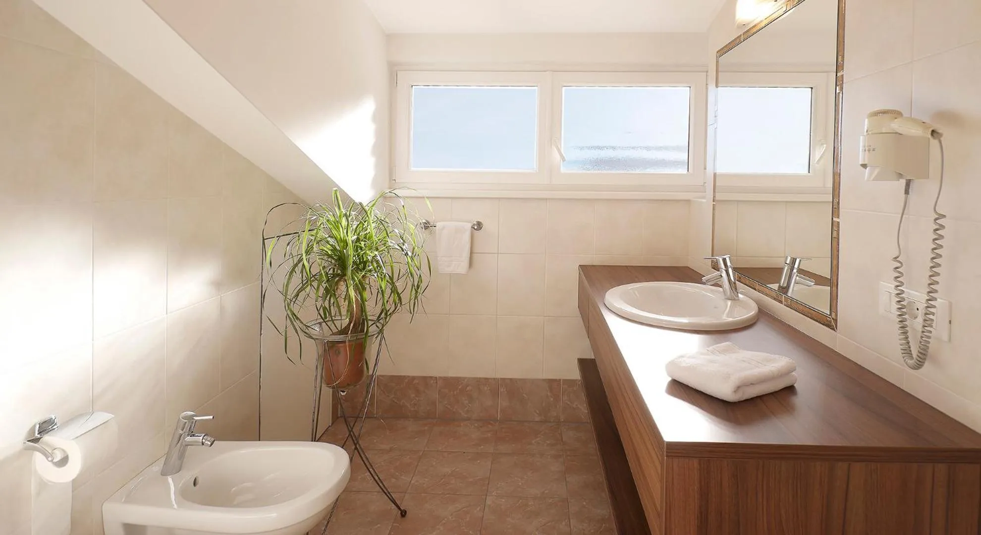 Bathroom in Hotel Sonnenhof