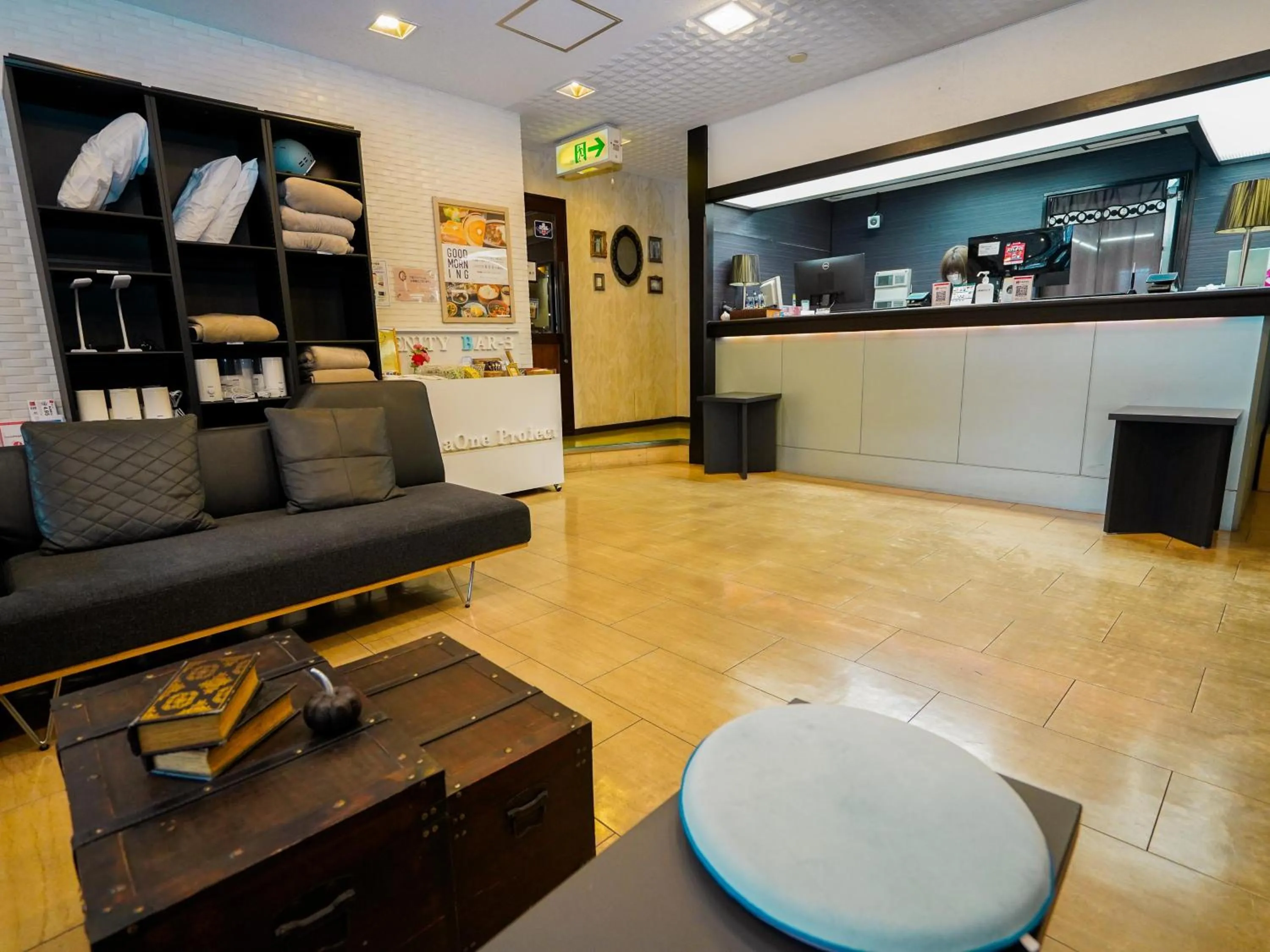 Lobby or reception in Hotel AreaOne Okayama