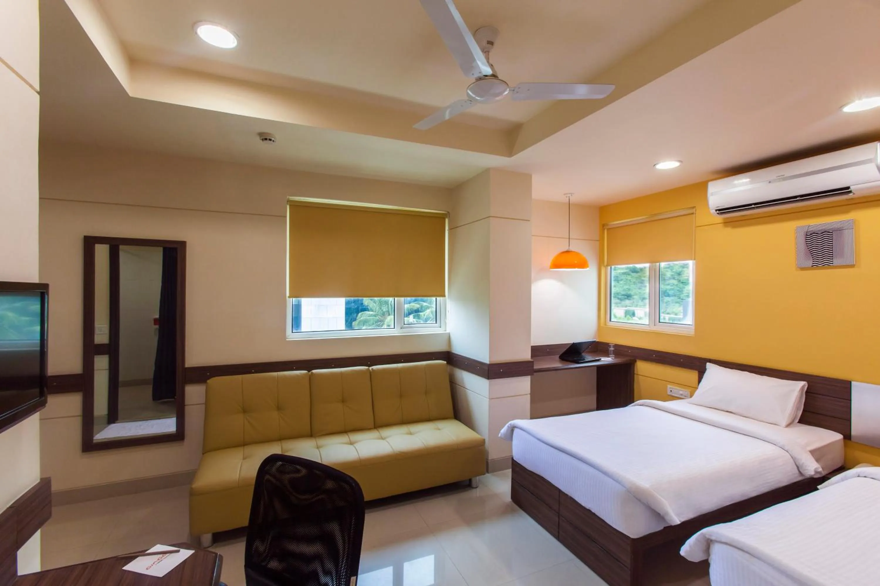 Photo of the whole room, Bed in Ginger Bangalore- Inner Ring Road