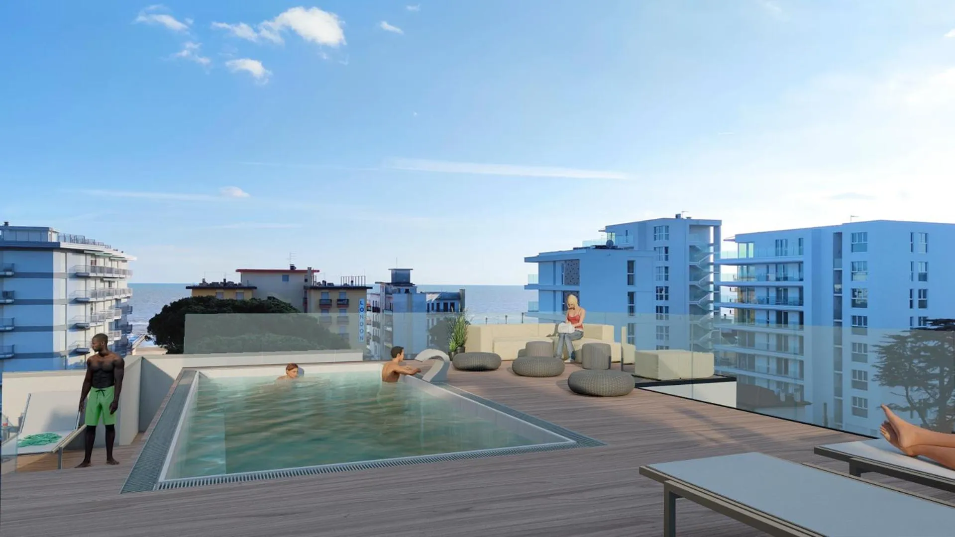 Swimming pool in Hotel Villa Eugenia - 3 Stelle Superior con Private SPA e Piscina