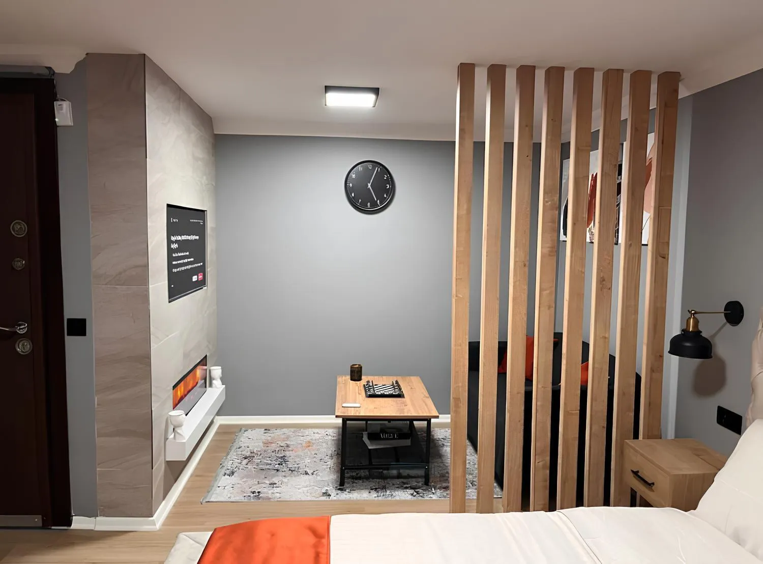 TV and multimedia, Bed in Westley Residence Taksim