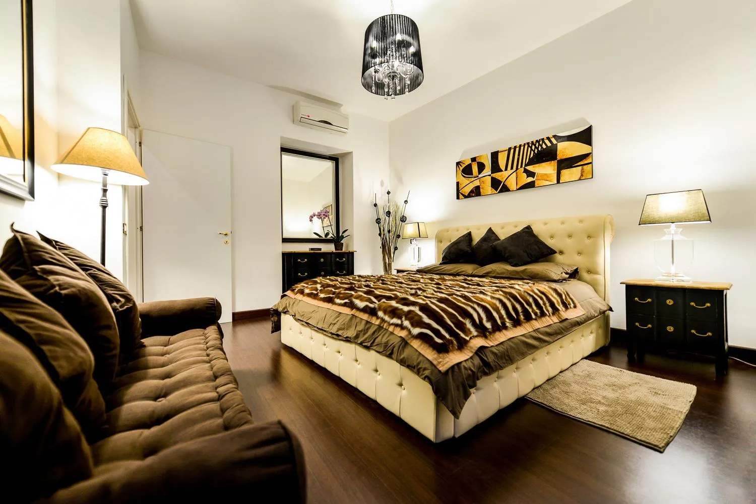 Bed in Easydomus Rome