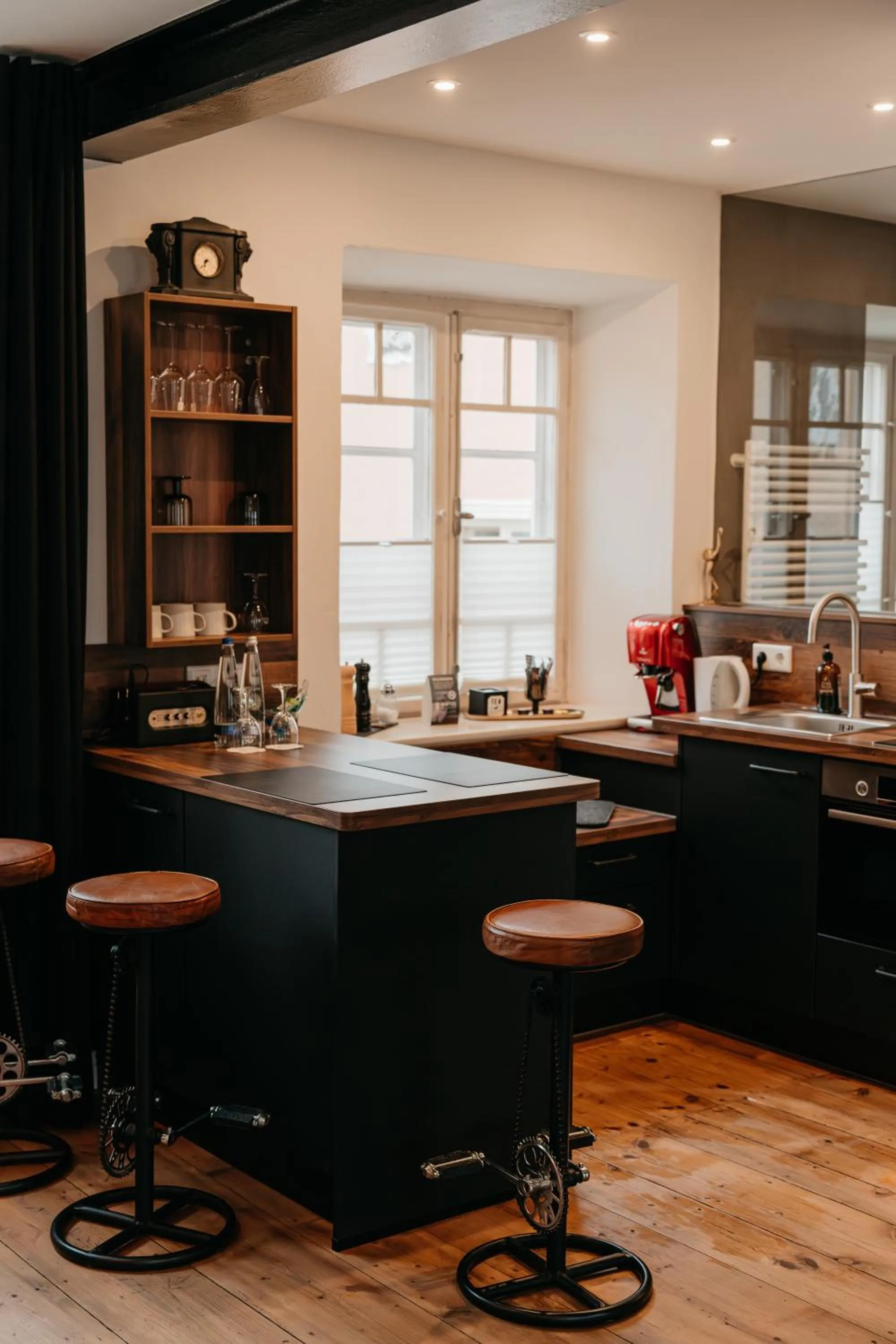 Kitchen or kitchenette in Hotel Mühldorf
