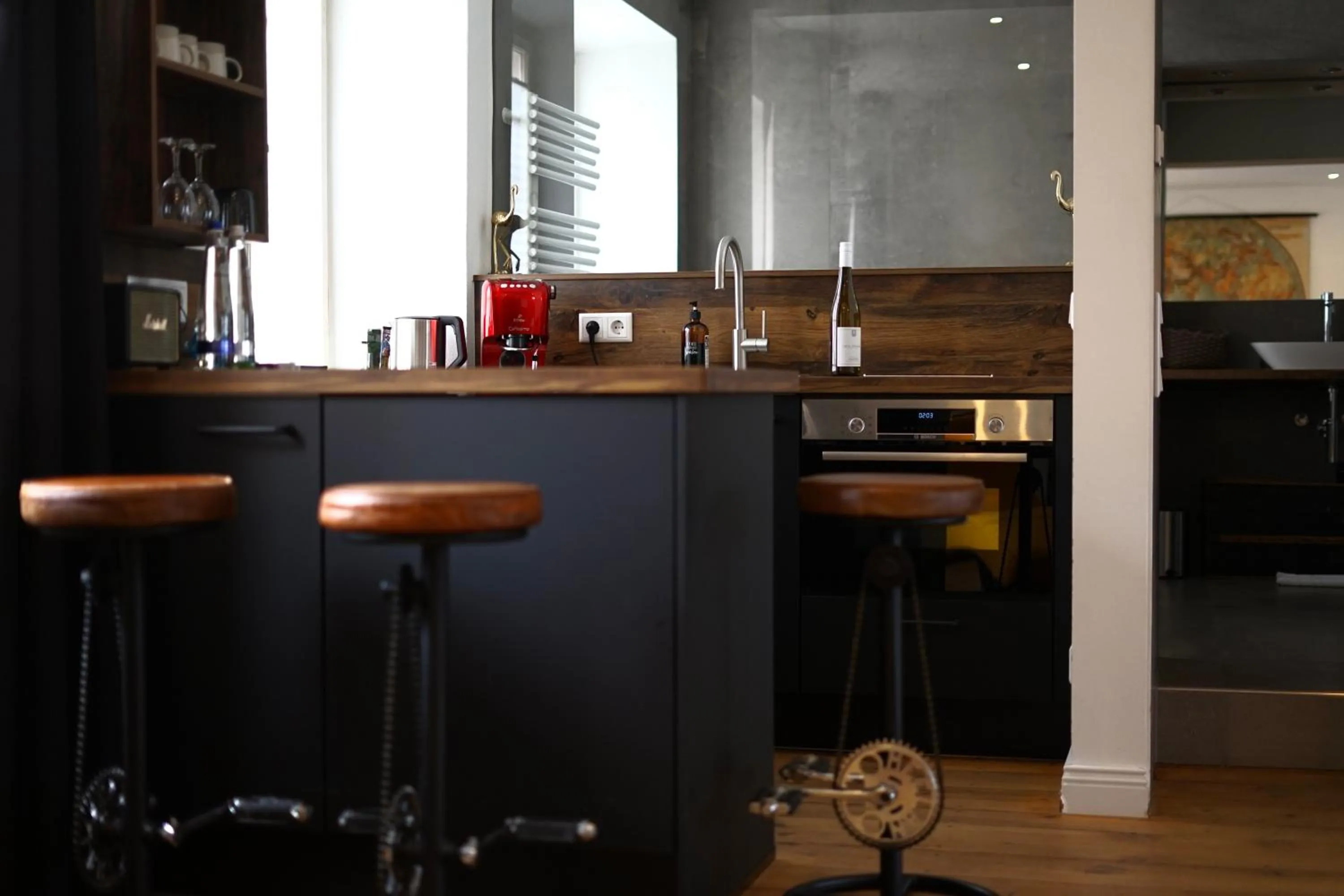 Kitchen or kitchenette in Hotel Mühldorf