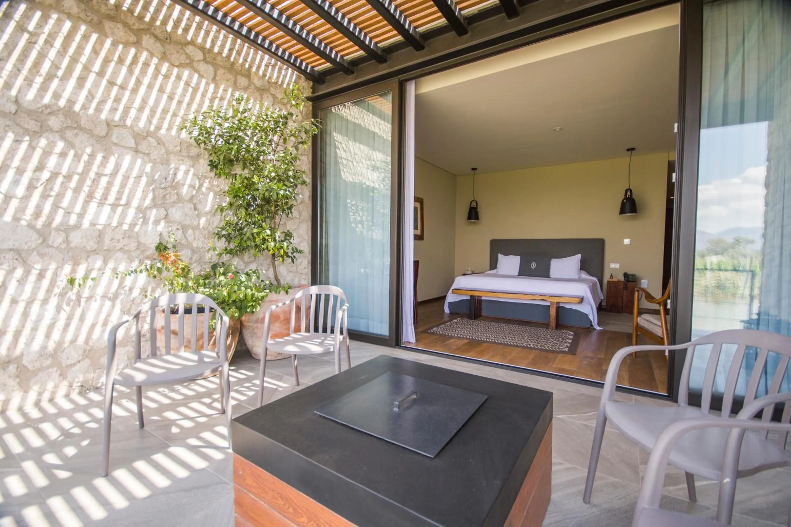 Bed in Viñedos San Francisco