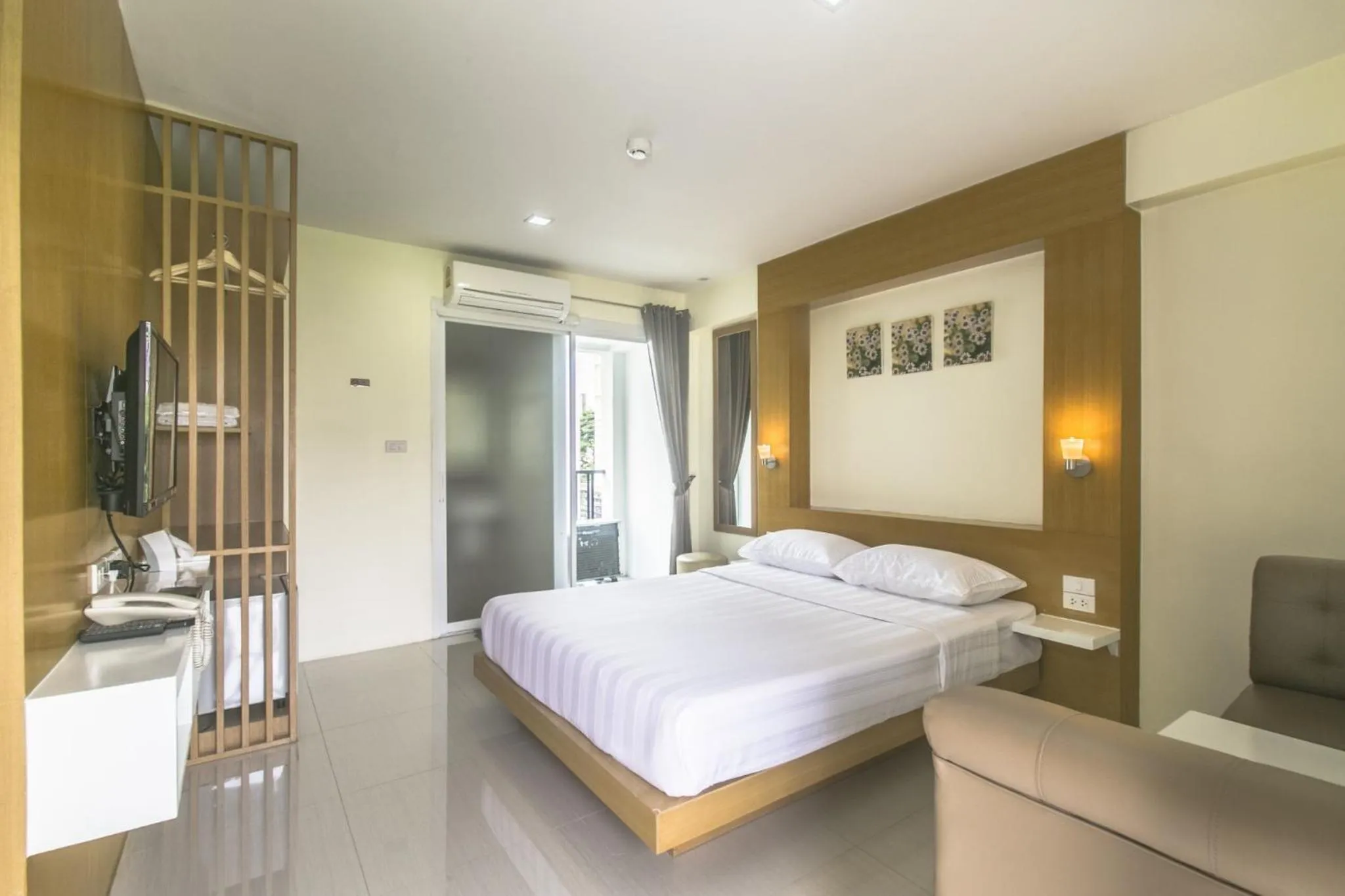 Bed in Petchsiri Boutique Hotel เพชรสิริ บูทิค
