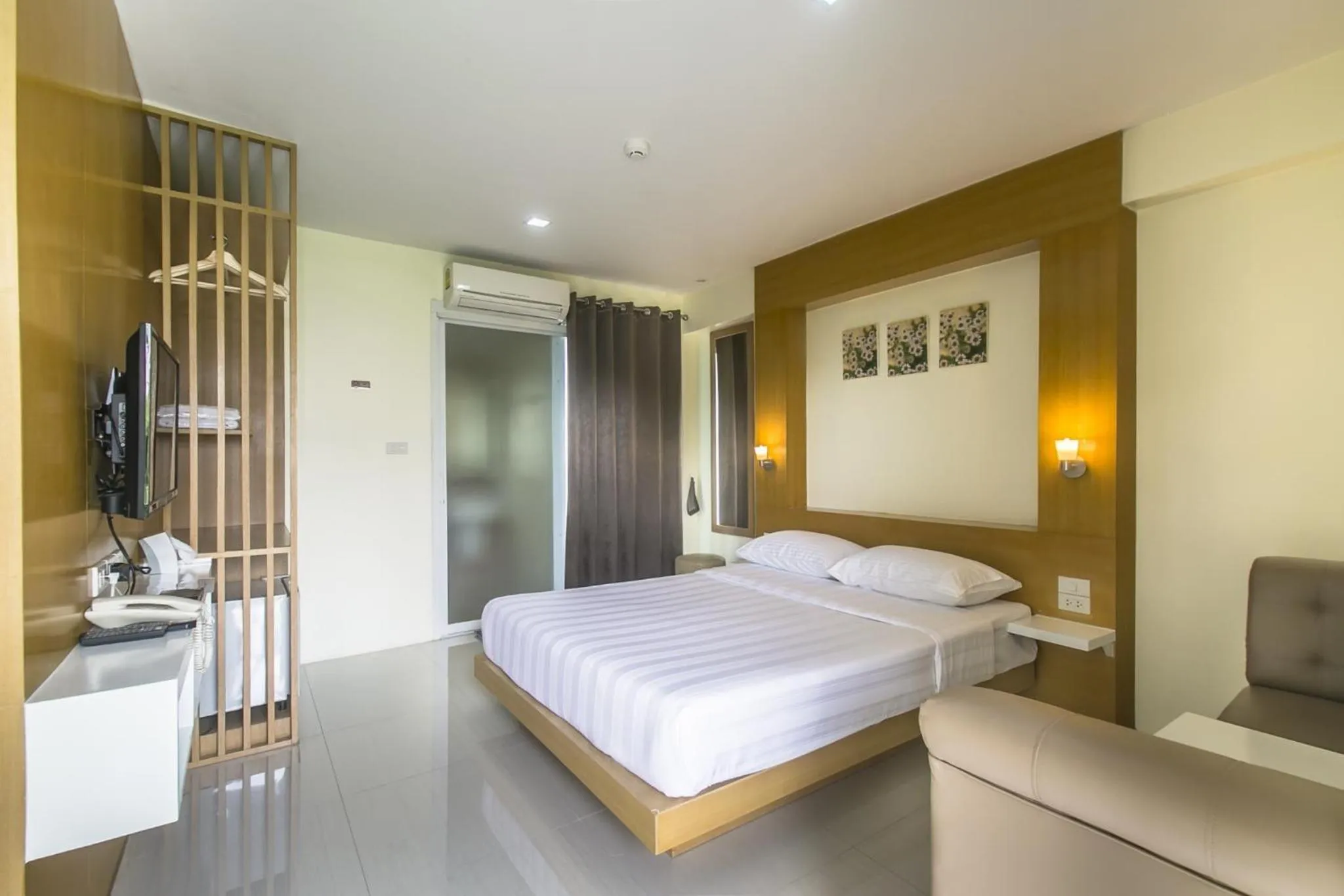 Bed in Petchsiri Boutique Hotel เพชรสิริ บูทิค