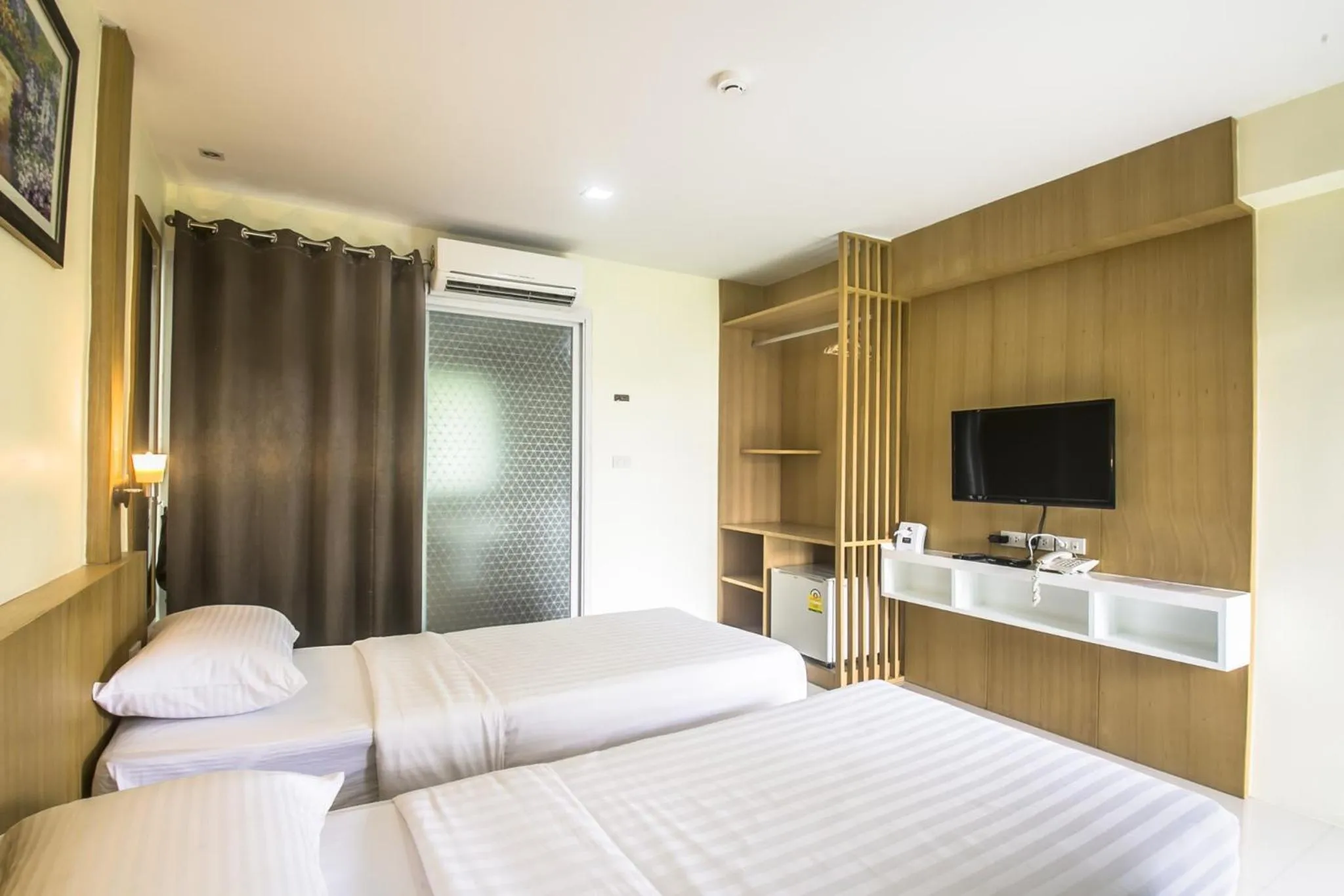 Bed in Petchsiri Boutique Hotel เพชรสิริ บูทิค