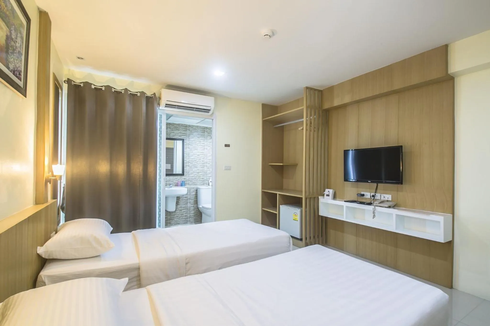 Bed in Petchsiri Boutique Hotel เพชรสิริ บูทิค