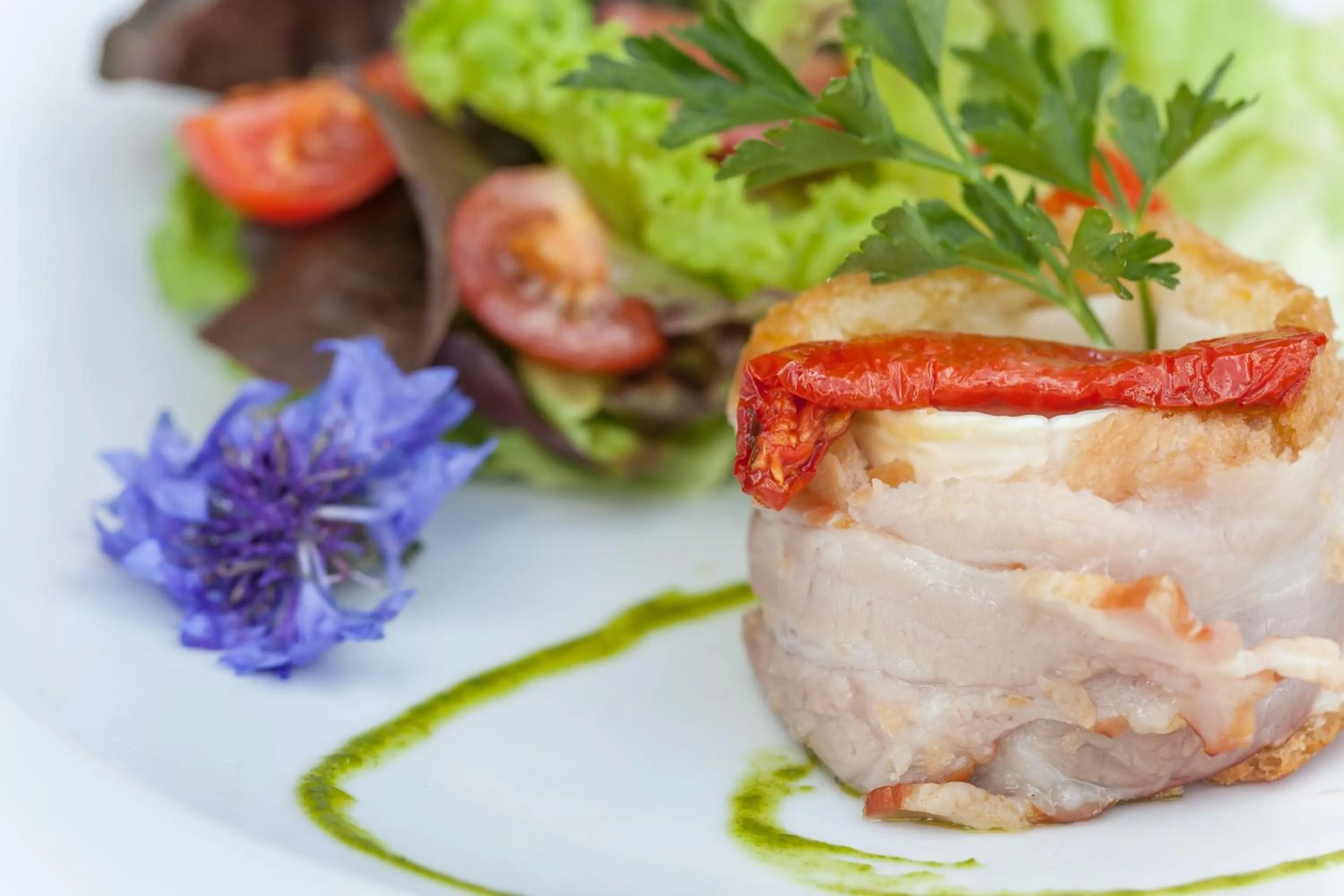 Food close-up in Hôtel du Lac