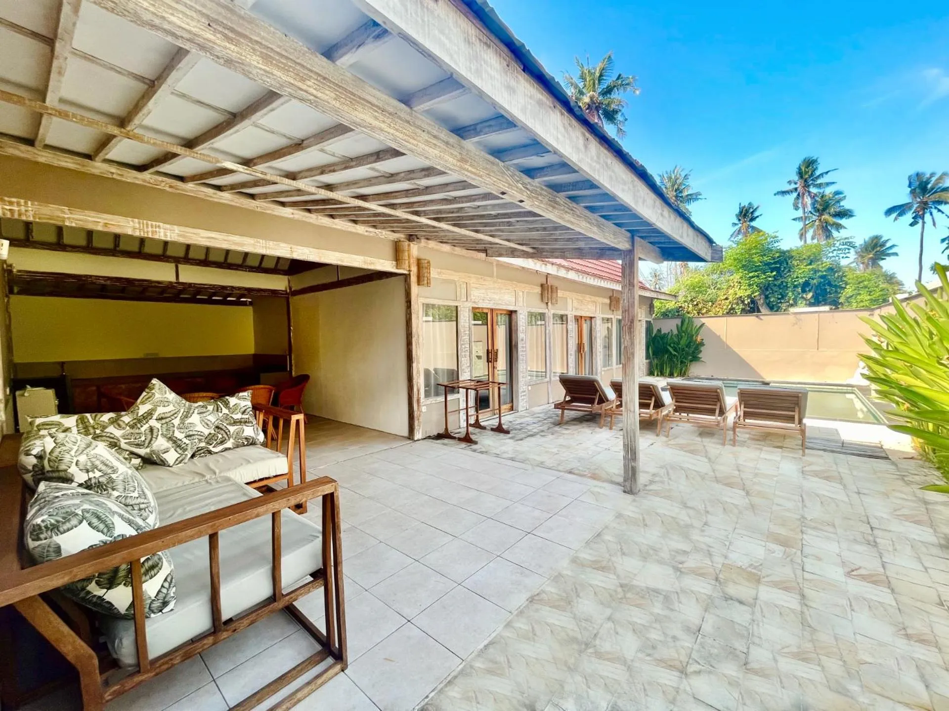 Balcony/Terrace in GiliZen Resort - Private Pool Villas