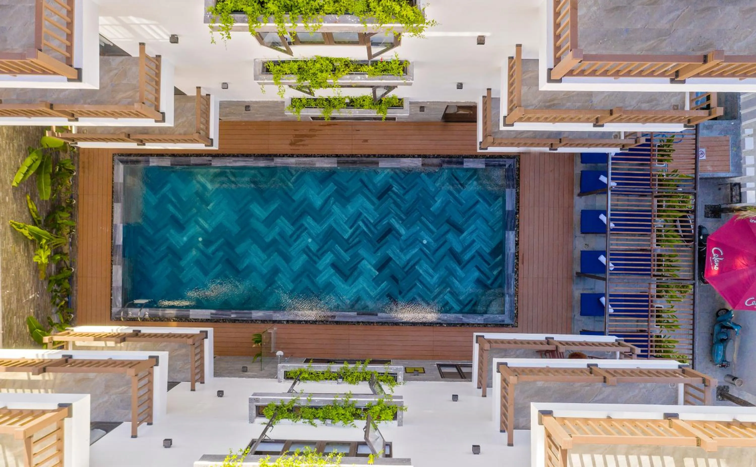 Swimming pool in December Hoi An Villa