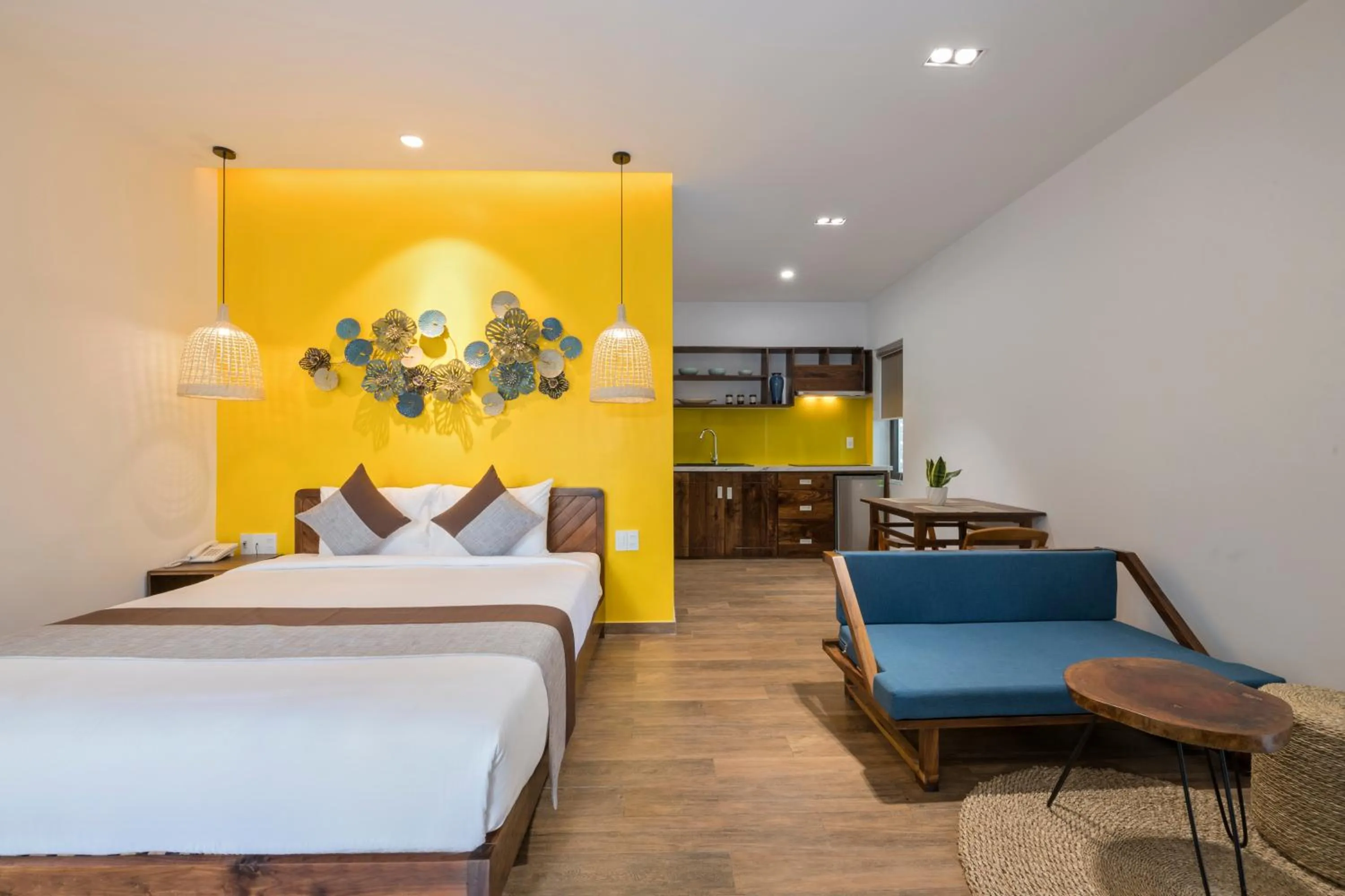 Bedroom, Bed in December Hoi An Villa