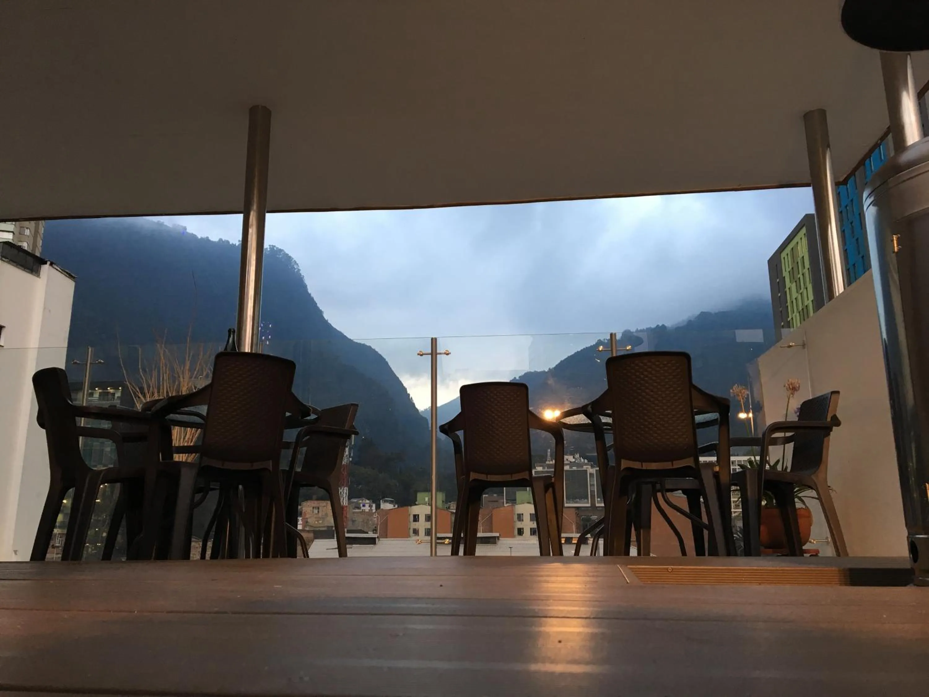 Balcony/Terrace in Hotel Inter Bogotá