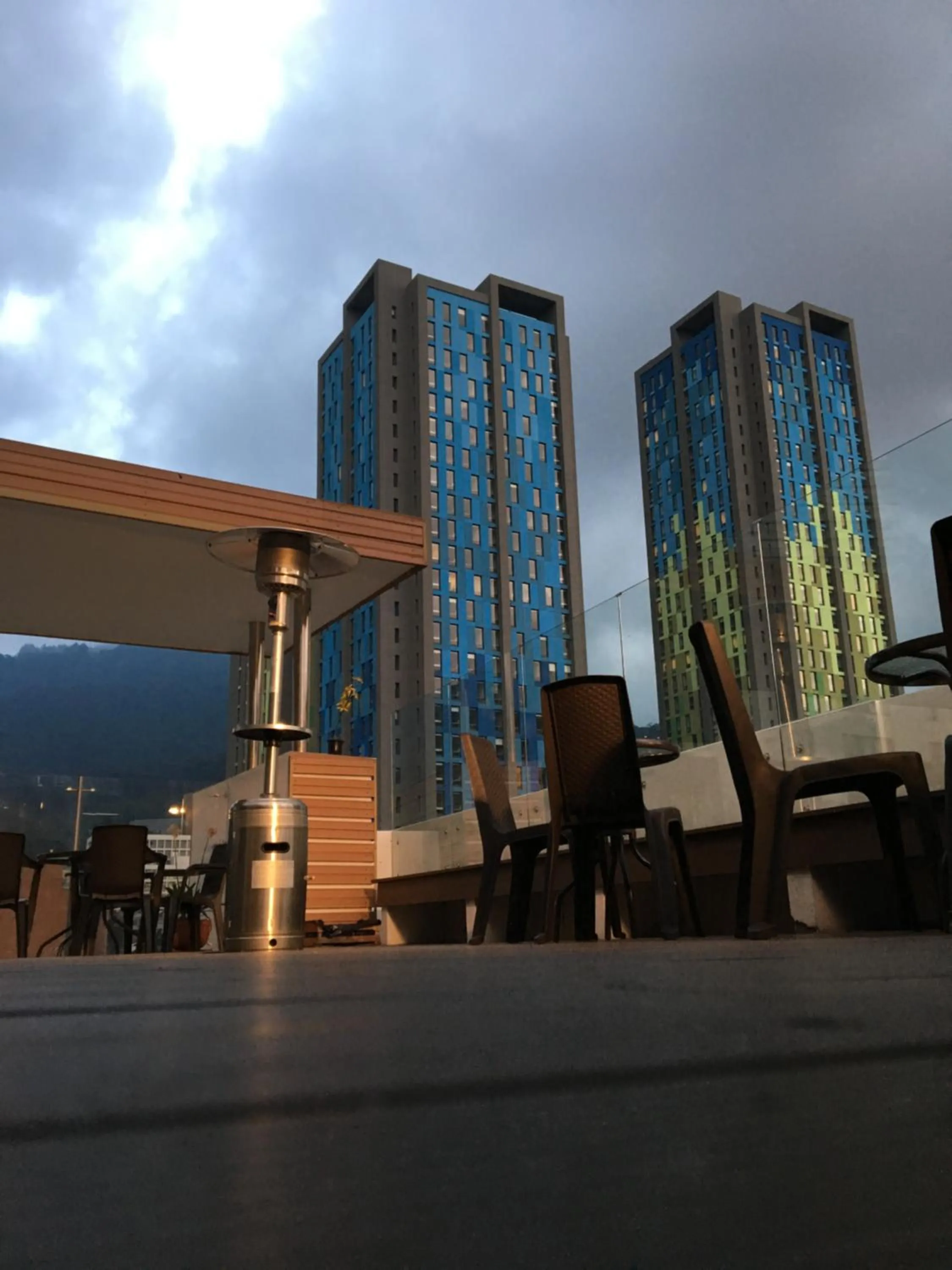 Balcony/Terrace in Hotel Inter Bogotá